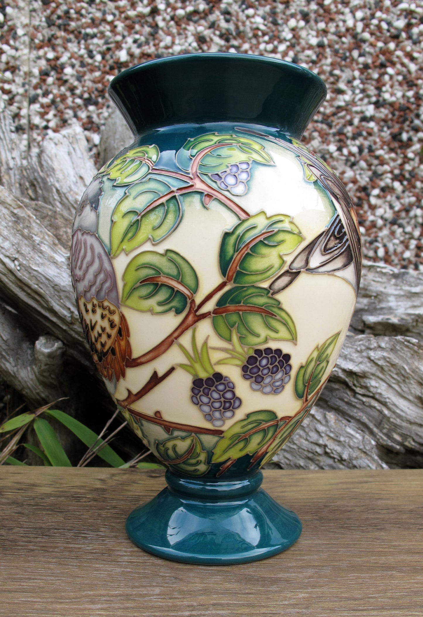 Moorcroft A TIME FOR SINGING DOVE Trial 8.7.24 Vase 370/6 Retail Price £775