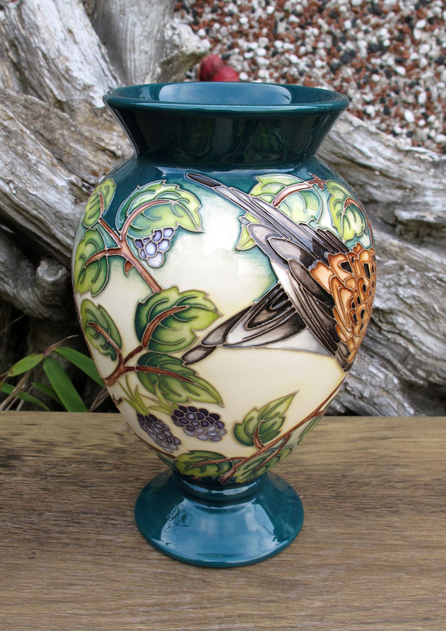 Moorcroft A TIME FOR SINGING DOVE Trial 8.7.24 Vase 370/6 Retail Price £775