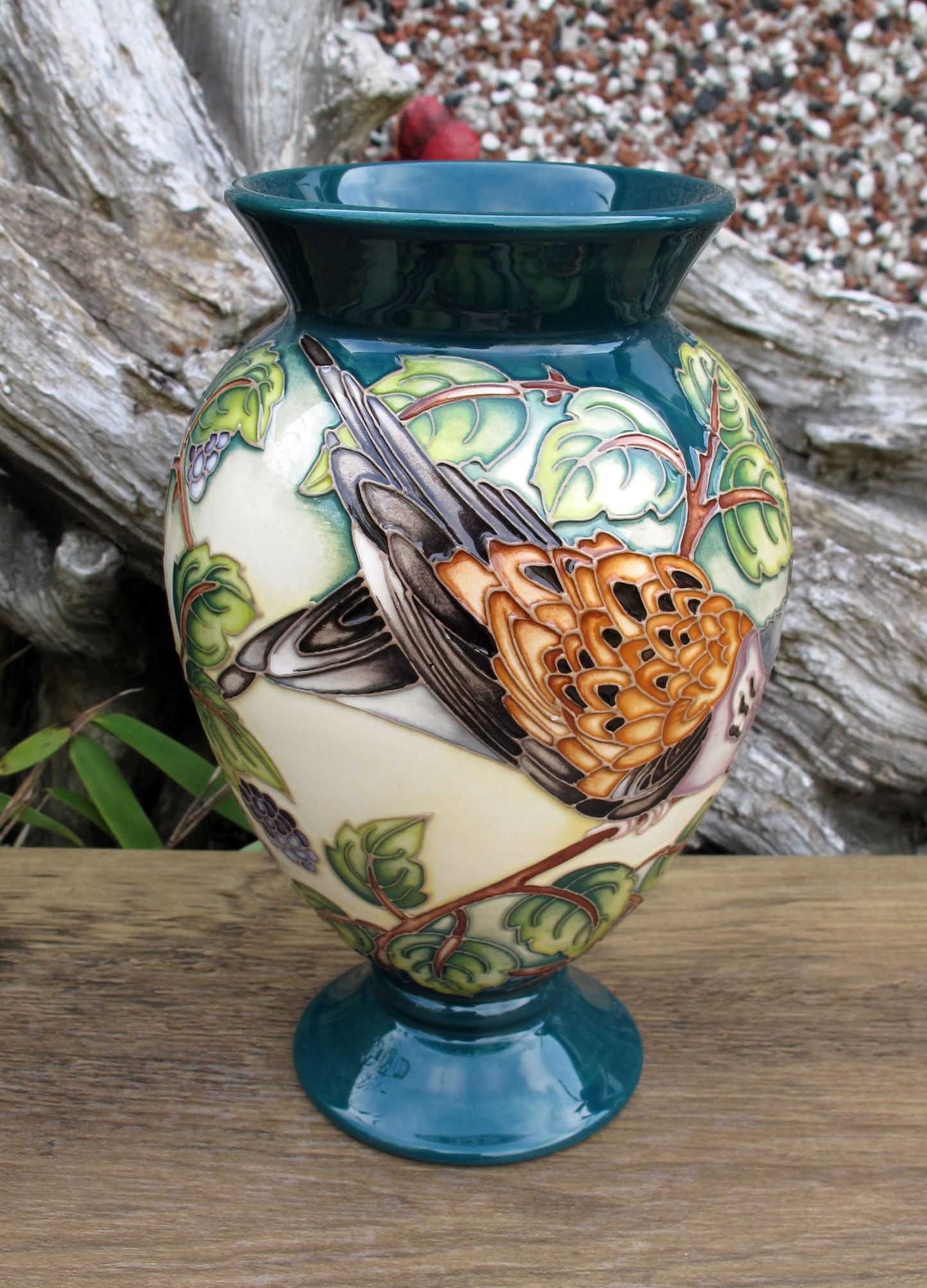Moorcroft A TIME FOR SINGING DOVE Trial 8.7.24 Vase 370/6 Retail Price £775