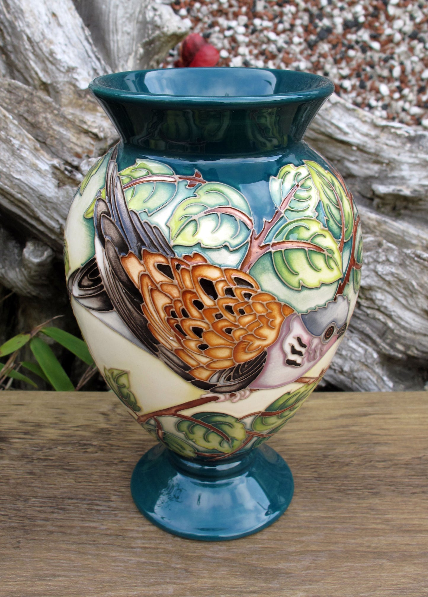 Moorcroft A TIME FOR SINGING DOVE Trial 8.7.24 Vase 370/6 Retail Price £775
