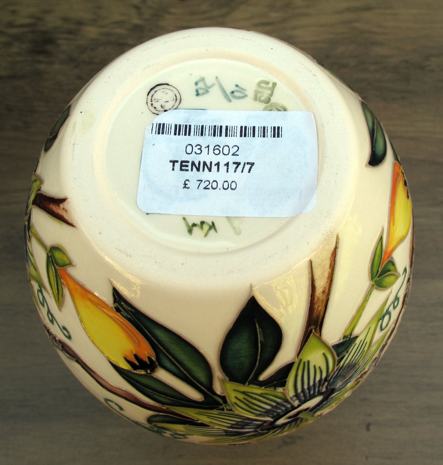 Moorcroft TENNESEE MOCKINGBIRD 117/7 Vase Limited Edition 10/20 Retail Price £720