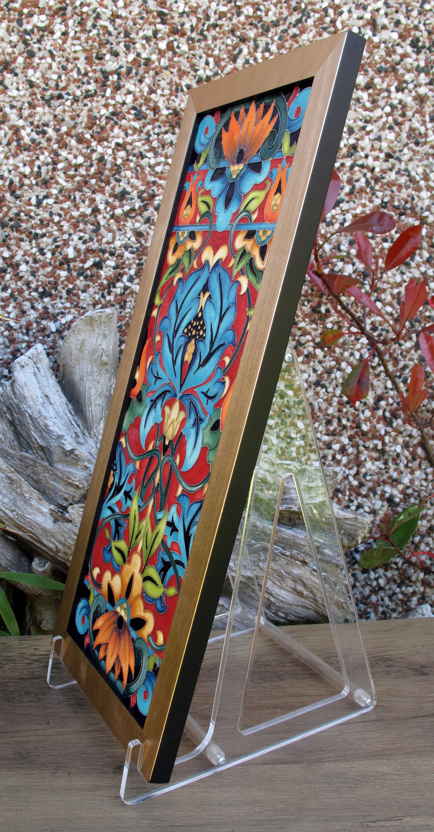 Moorcroft Exquisite RARE ROCOCO Trial 25.1.24 Plaque PLQ16 Retail Price £1795