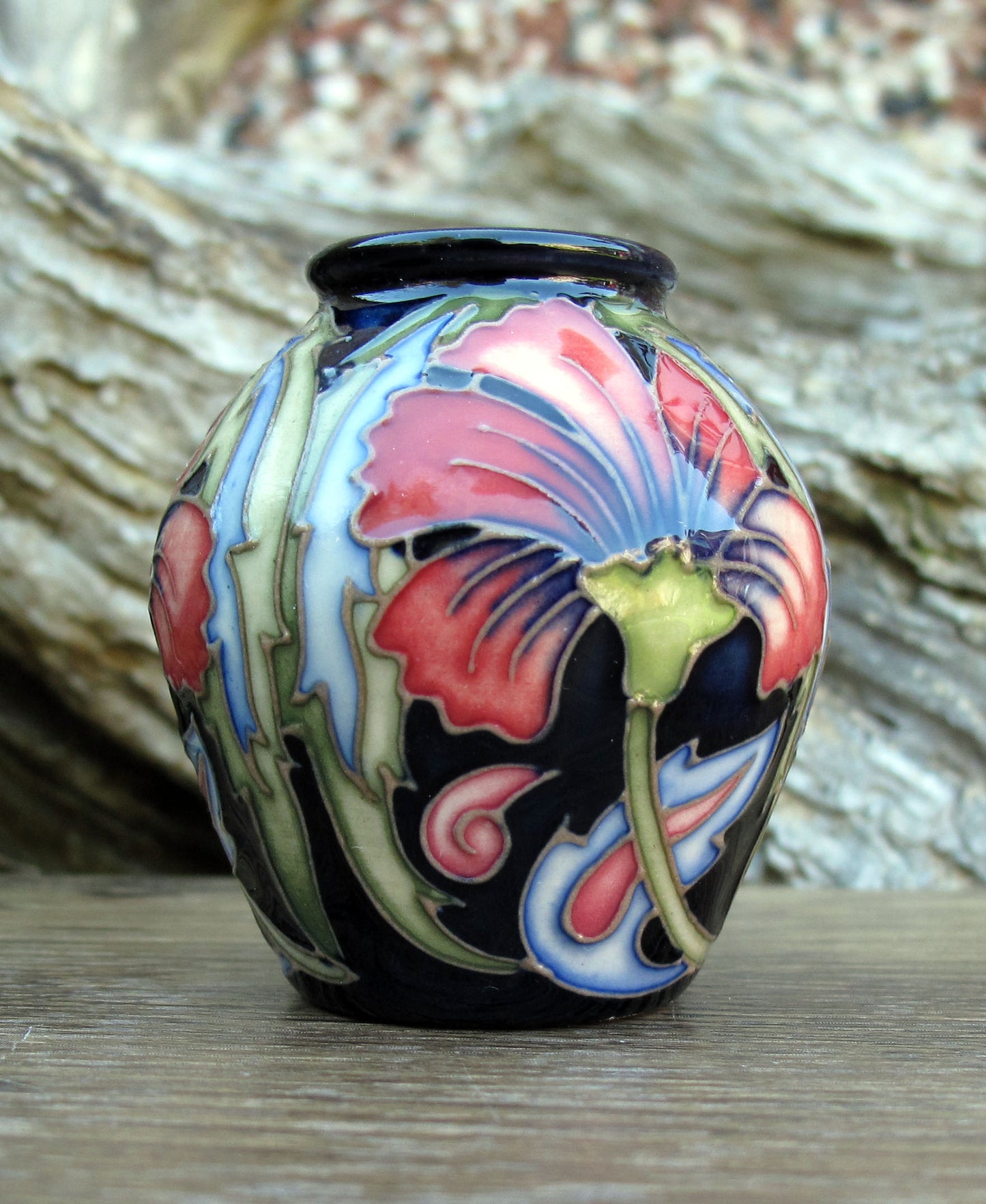 Moorcroft Exquisite MEDIEVAL Miniature Vase Shape 4/2 Retail Price £245 R Bishop