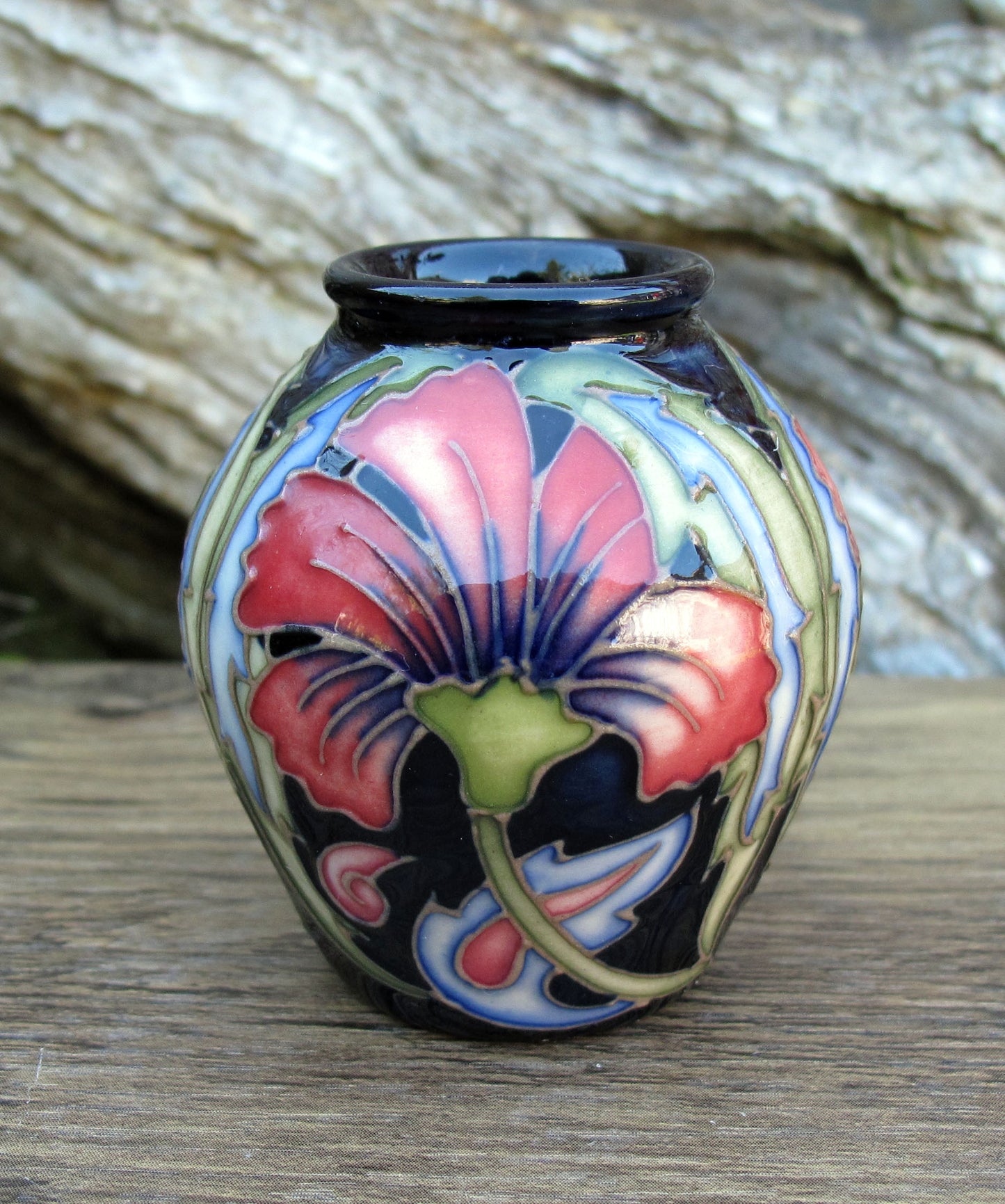 Moorcroft Exquisite MEDIEVAL Miniature Vase Shape 4/2 Retail Price £245 R Bishop