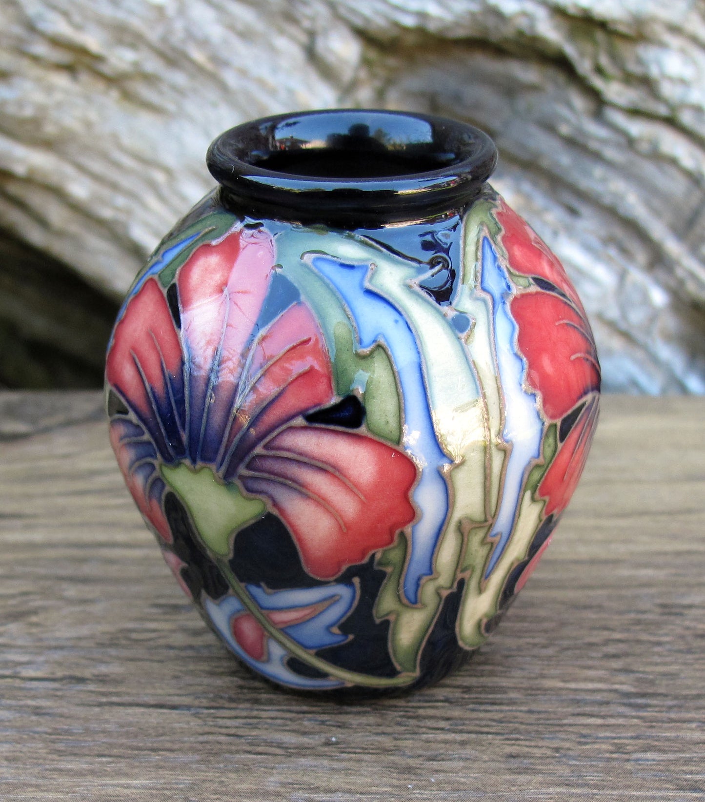 Moorcroft Exquisite MEDIEVAL Miniature Vase Shape 4/2 Retail Price £245 R Bishop