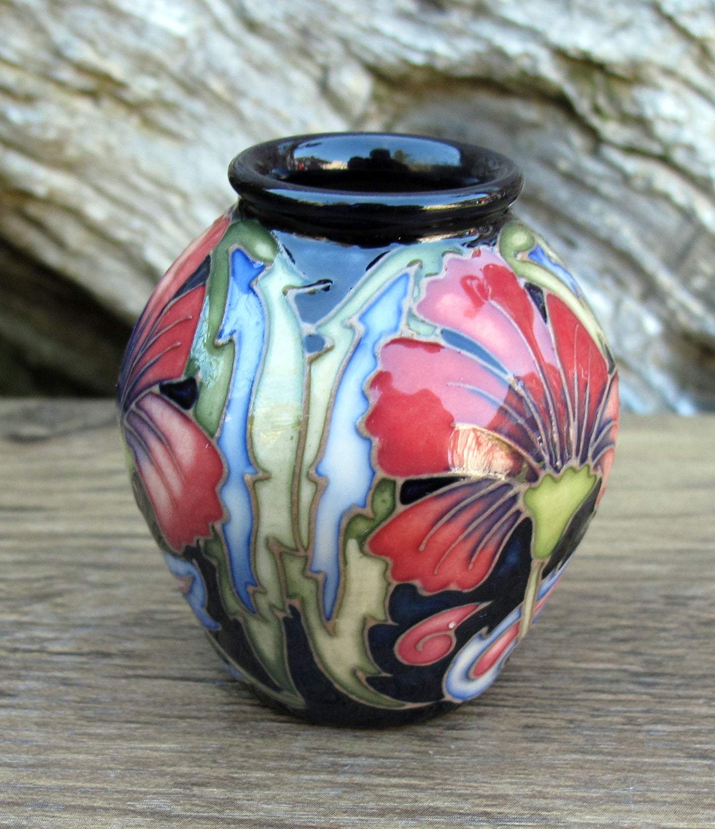 Moorcroft Exquisite MEDIEVAL Miniature Vase Shape 4/2 Retail Price £245 R Bishop