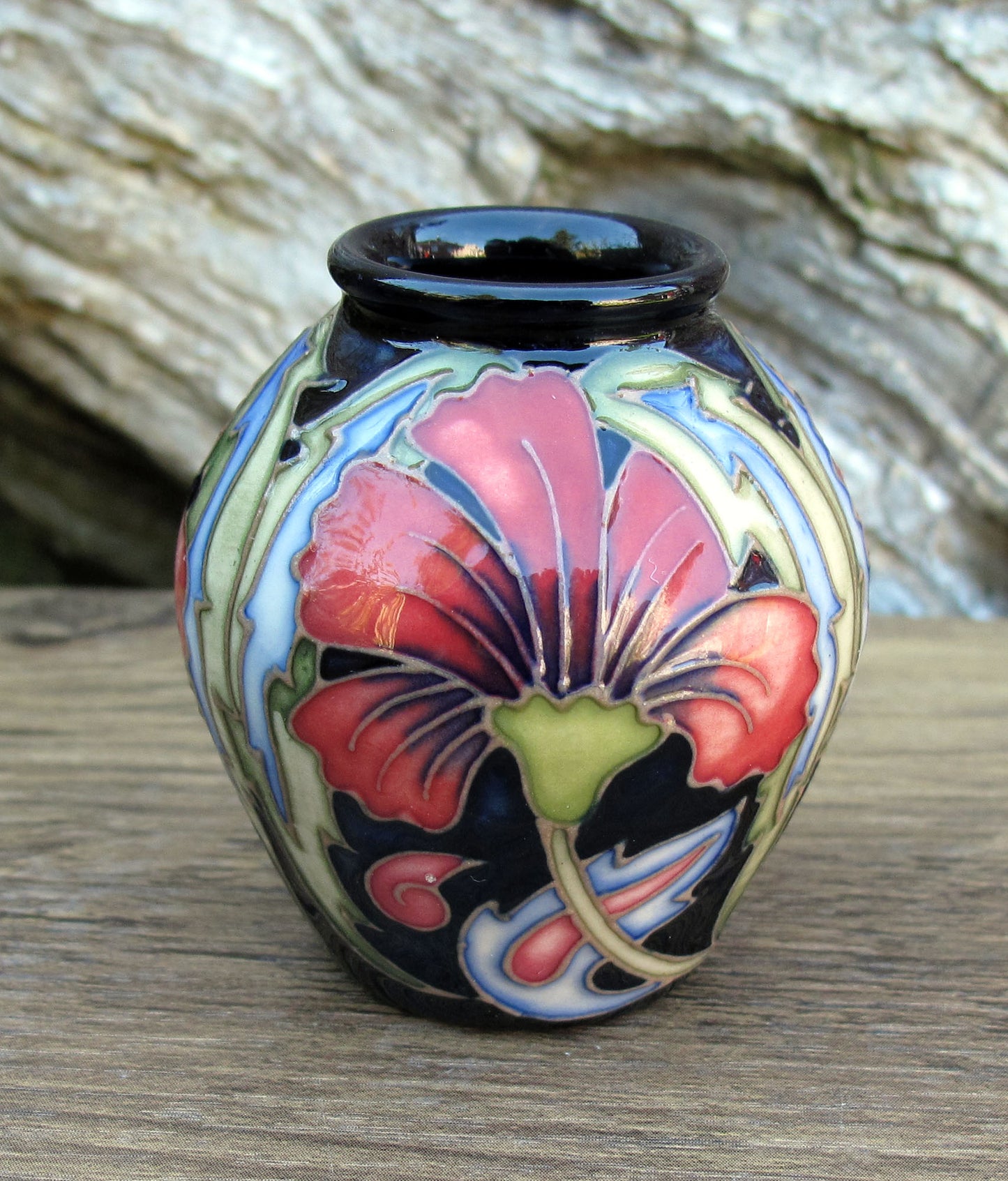 Moorcroft Exquisite MEDIEVAL Miniature Vase Shape 4/2 Retail Price £245 R Bishop