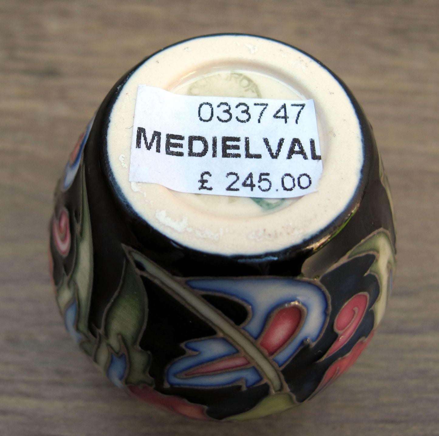 Moorcroft Exquisite MEDIEVAL Miniature Vase Shape 4/2 Retail Price £245 R Bishop