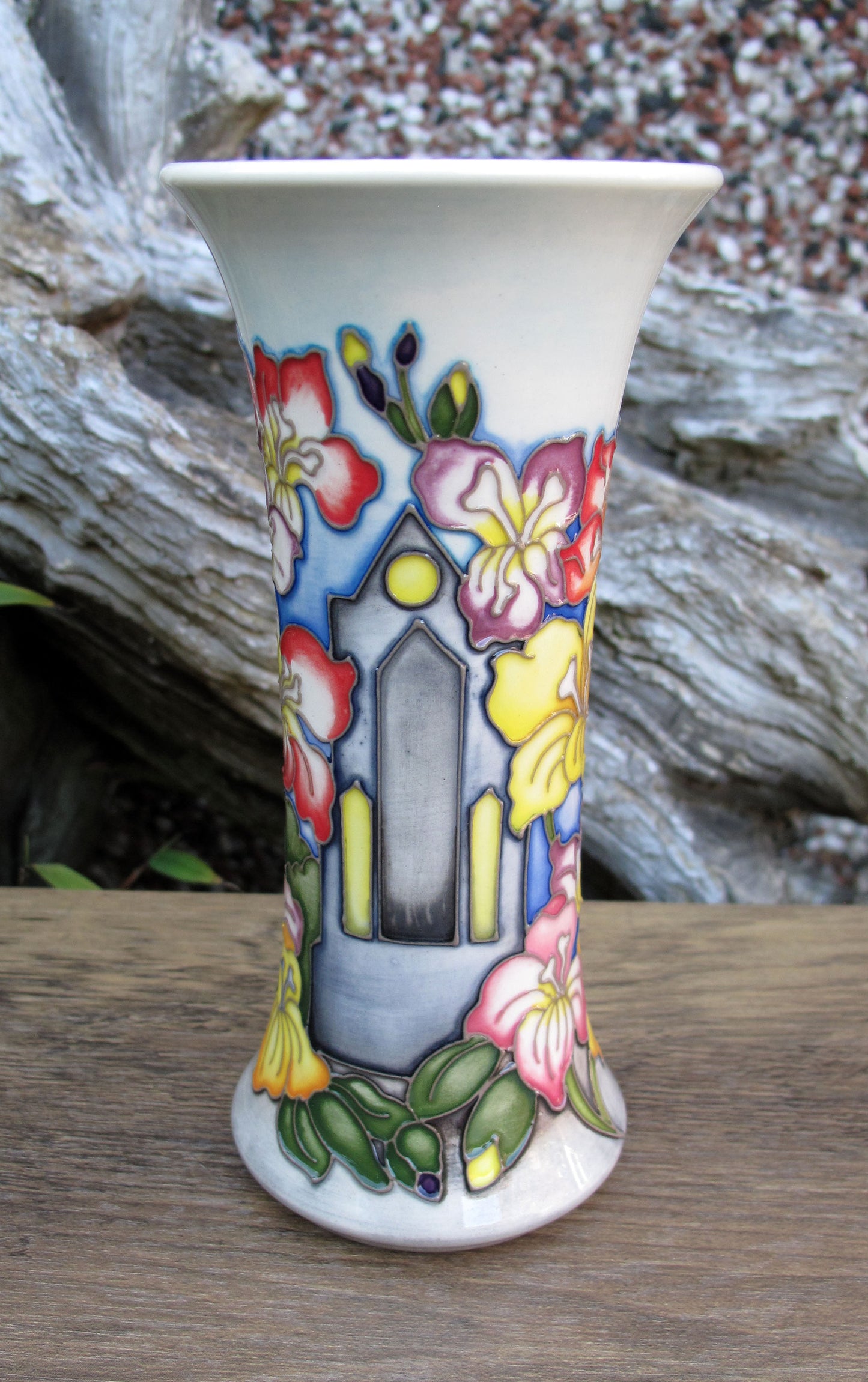 Moorcroft Rare Exquisite CHURCH Vase 159/6 Trial Dated 10.7.23 Retail Price £595