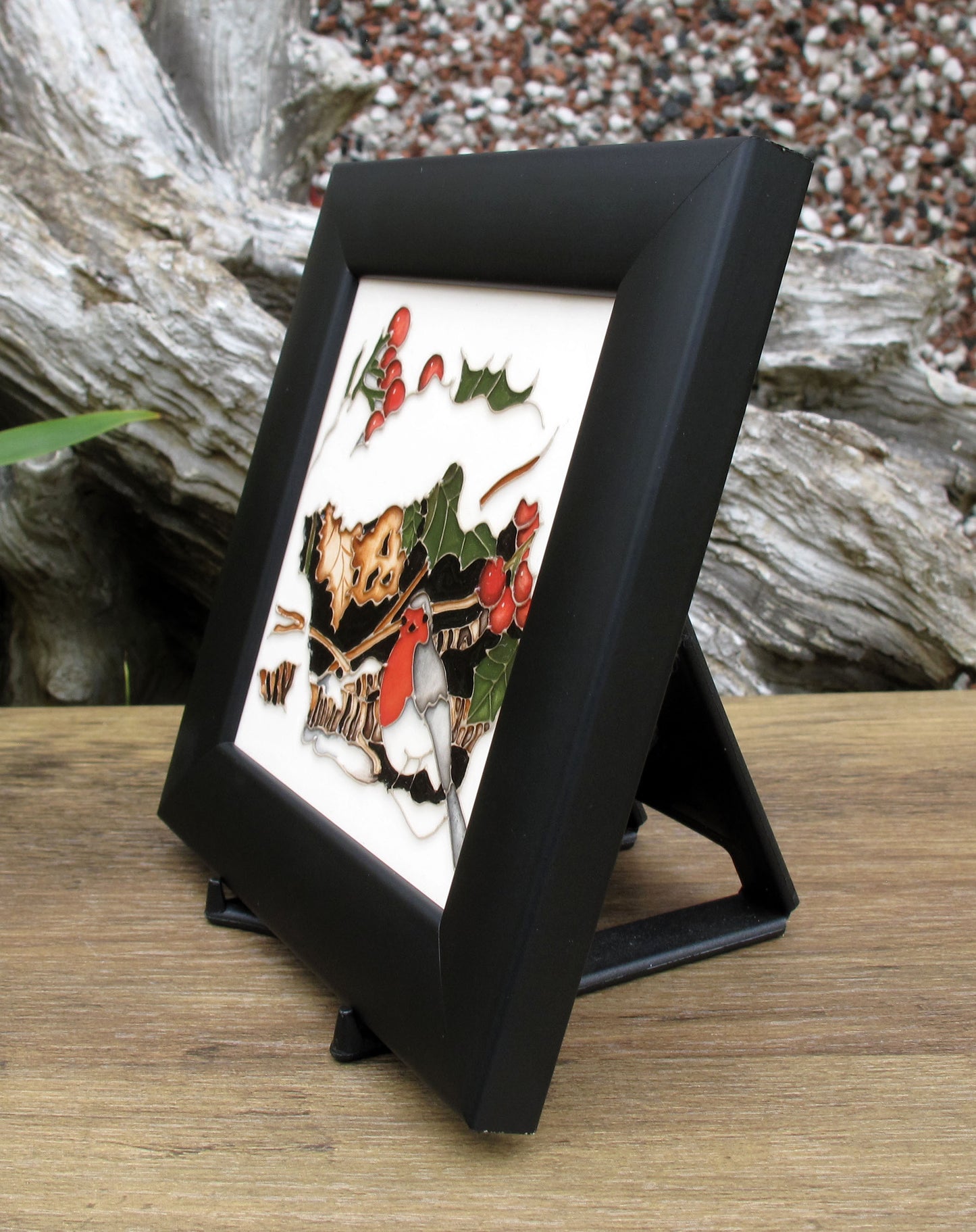 Moorcroft THE HIDDEN ROBIN Wall Plaque PLQ6 Retail Price £210 Paul Hilditch