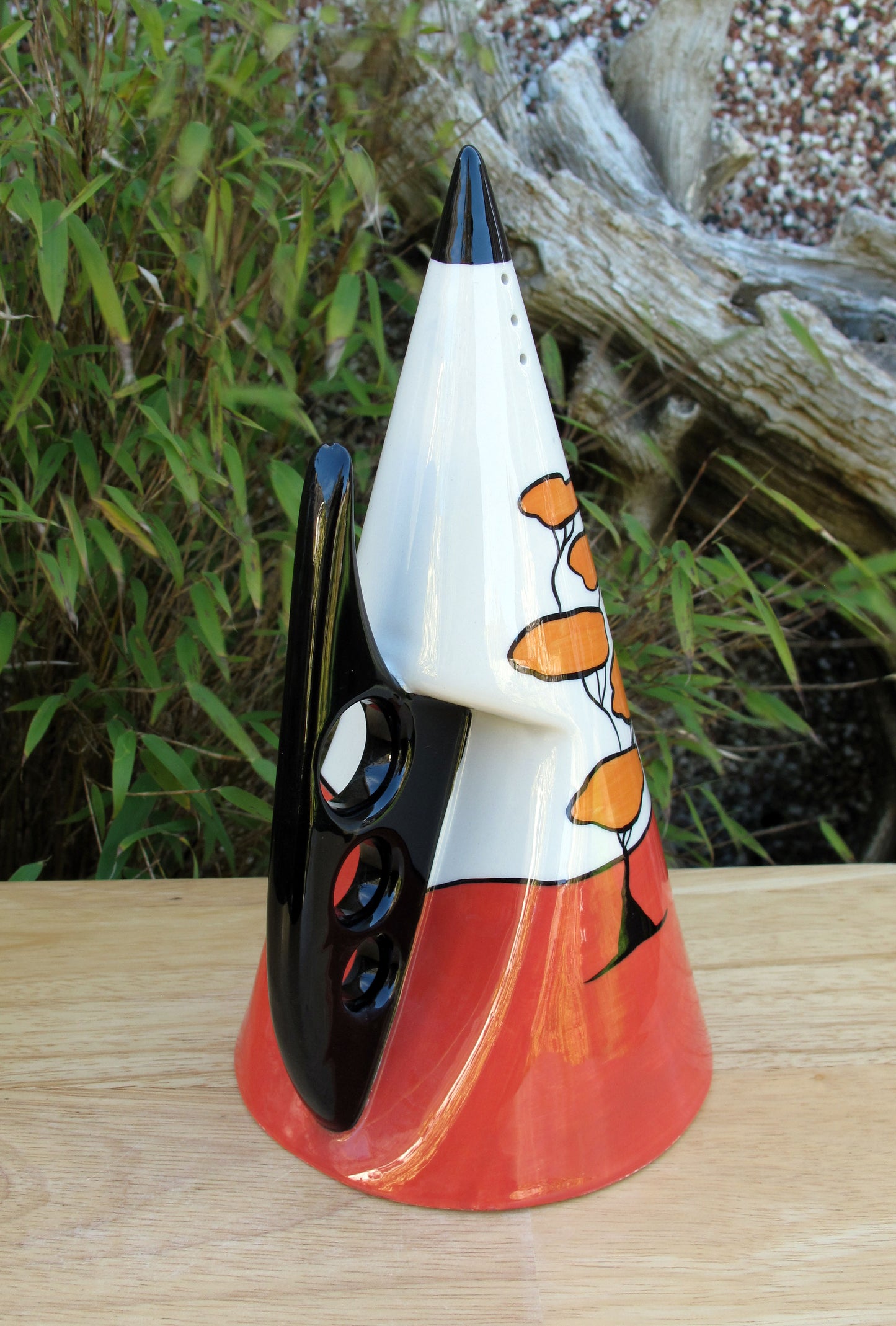 Lorna Bailey Rare GIANT ORIENTAL FIN Sugar Sifter Shaker January 2001