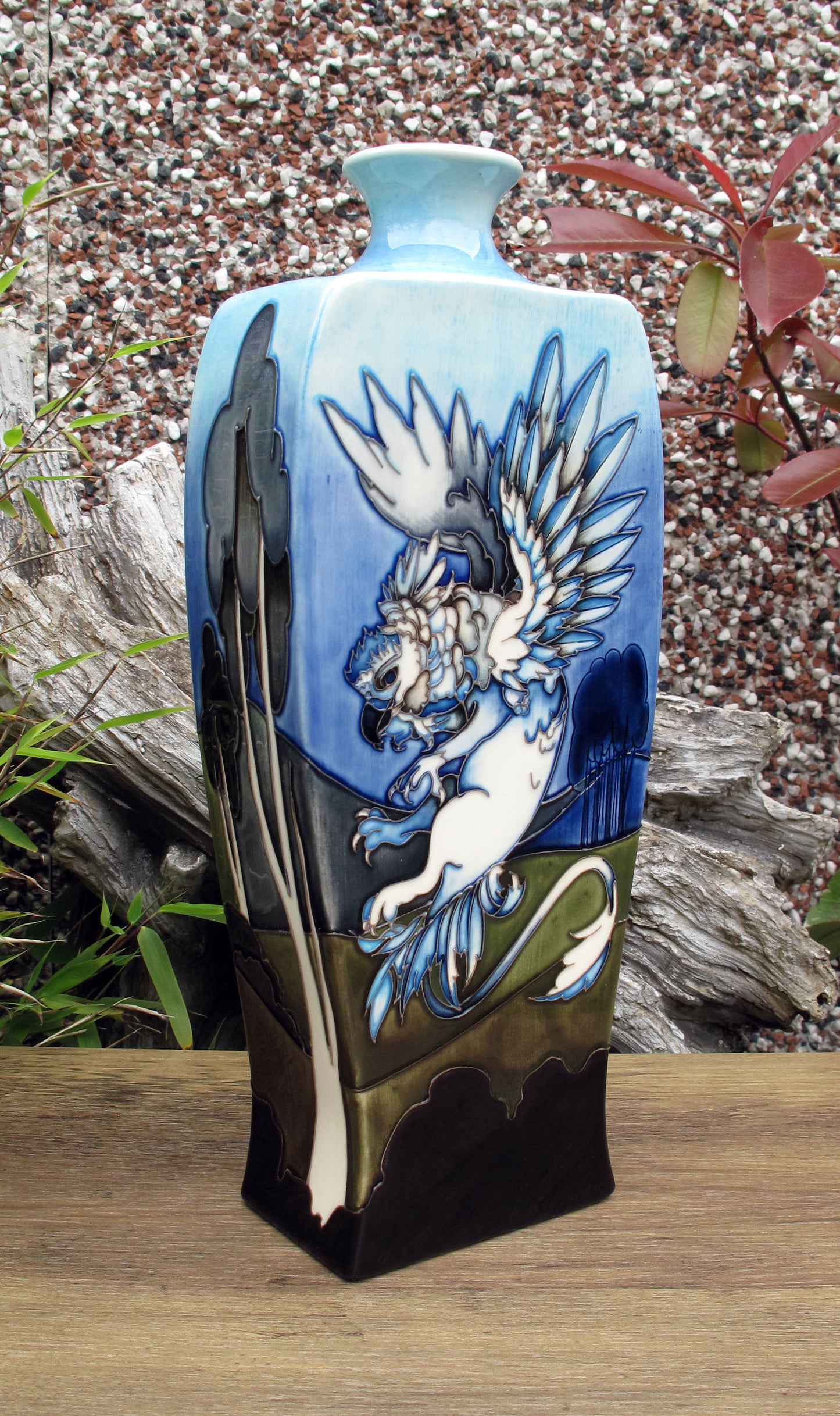 Moorcroft Rare HARPY Vase 39/12 Trial Dated 21.11.22 Retail Price £1415 Unicorn