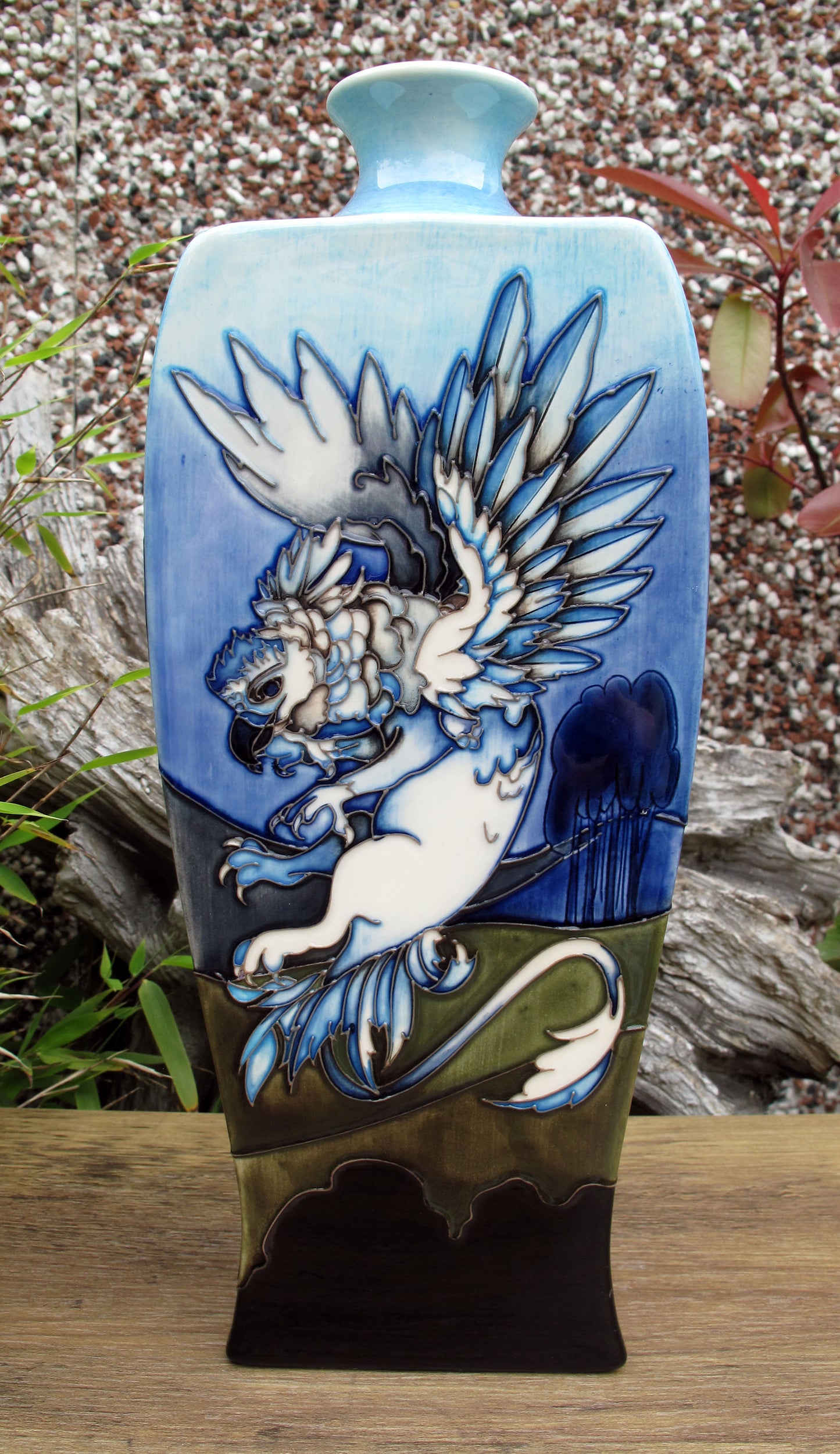 Moorcroft Rare HARPY Vase 39/12 Trial Dated 21.11.22 Retail Price £1415 Unicorn