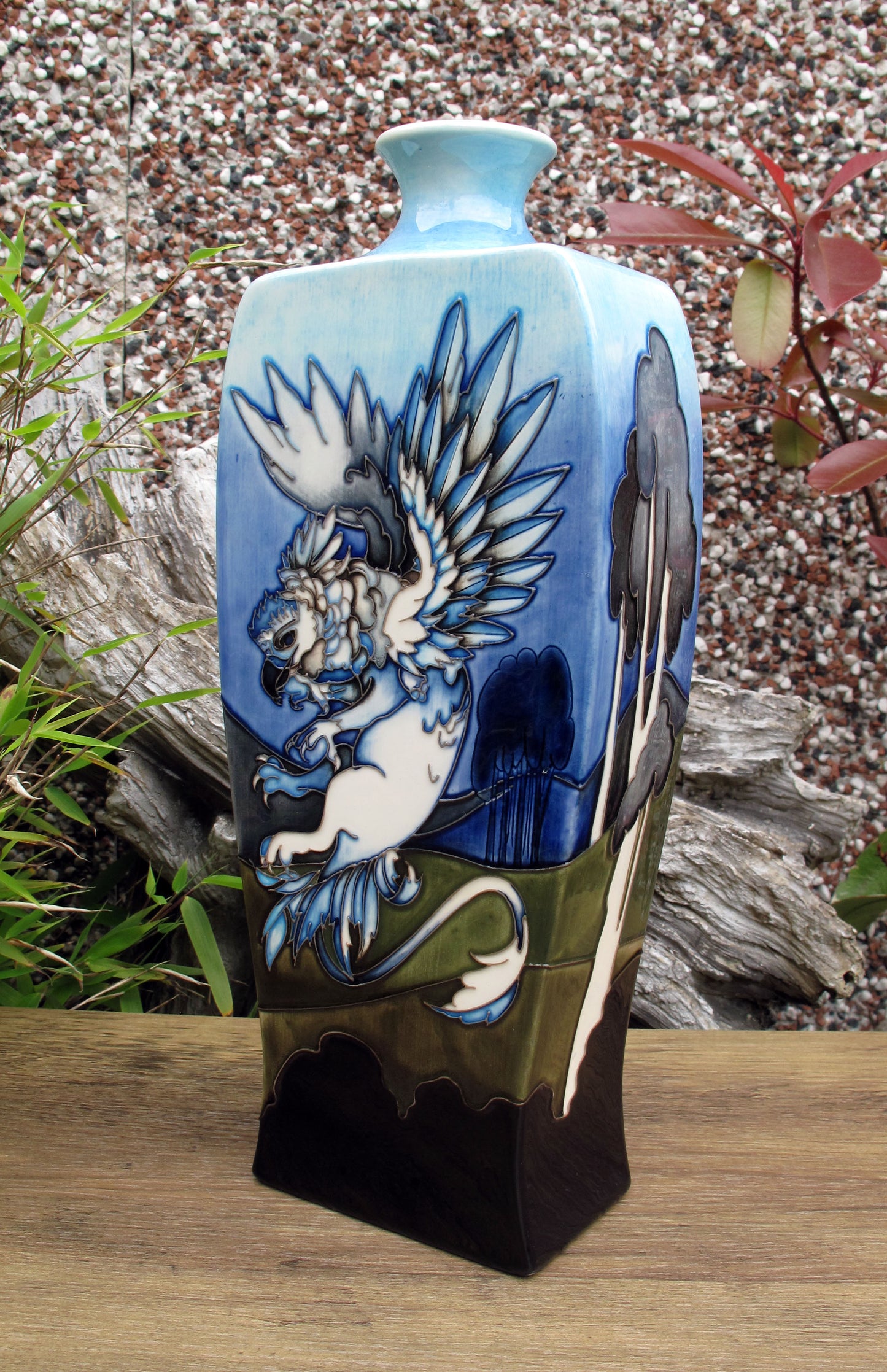 Moorcroft Rare HARPY Vase 39/12 Trial Dated 21.11.22 Retail Price £1415 Unicorn