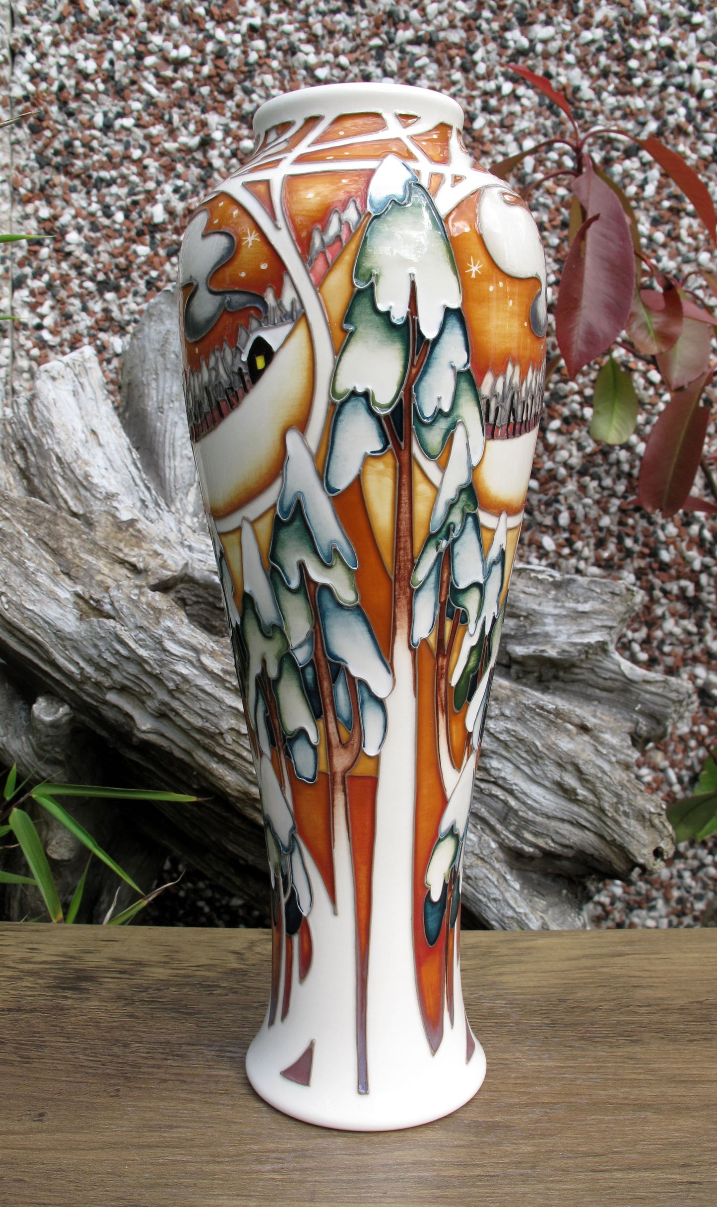 Moorcroft Rare MOONLIGHT TREES Vase 121/10 Trial Date 19.01.22 Retail Price £995