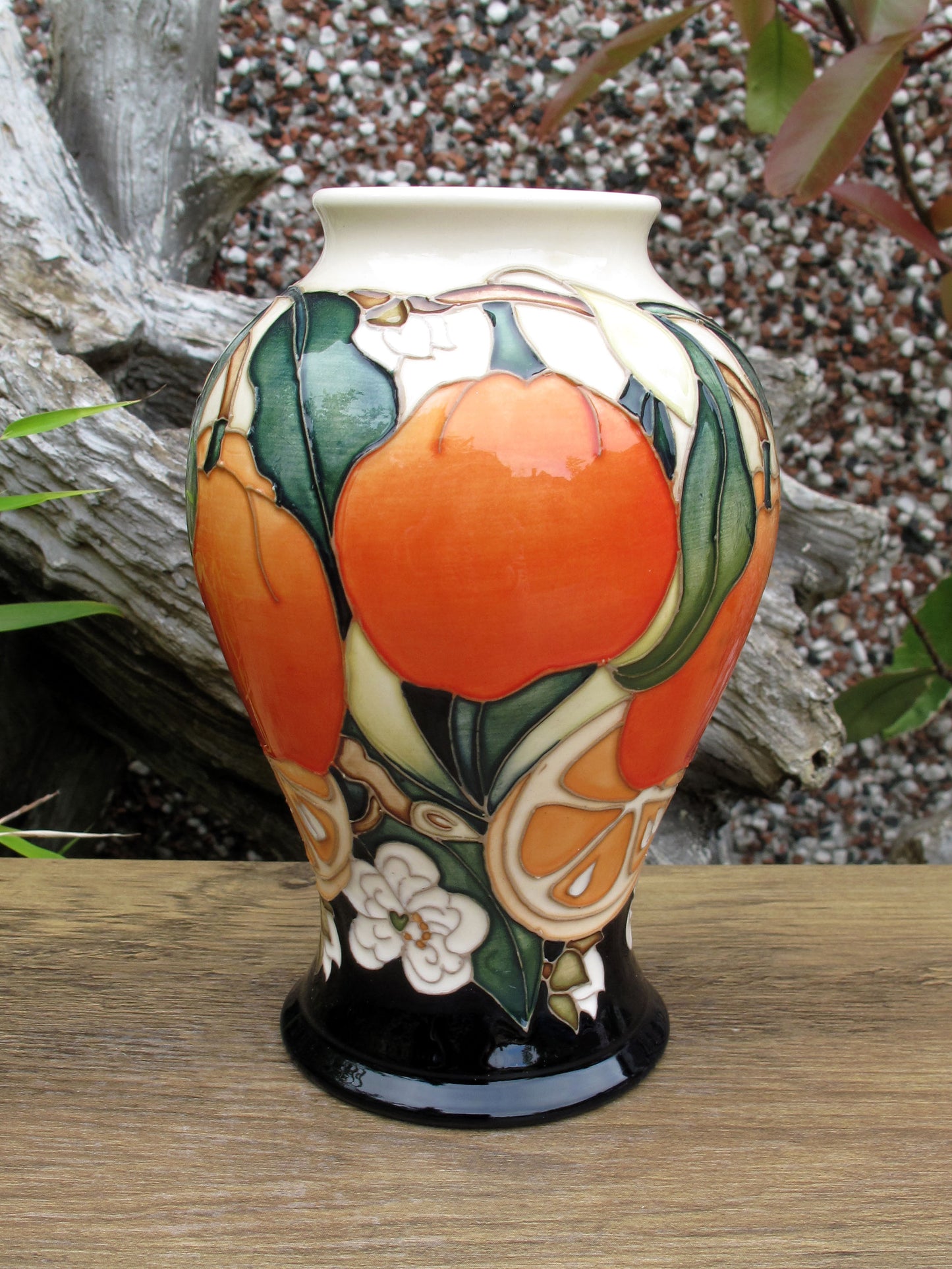Moorcroft Very Rare ORANGE WINE Vase 65/6 Trial Date 19.2.25 Retail Price £665