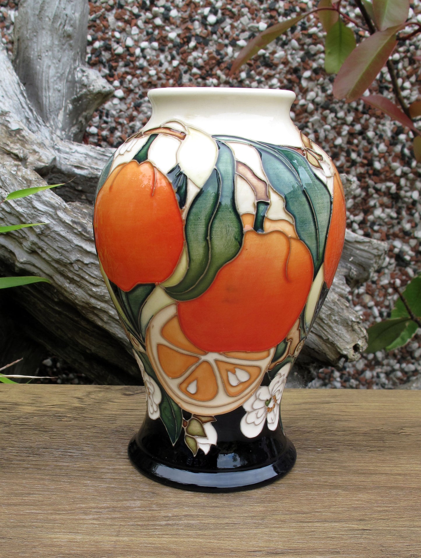 Moorcroft Very Rare ORANGE WINE Vase 65/6 Trial Date 19.2.25 Retail Price £665