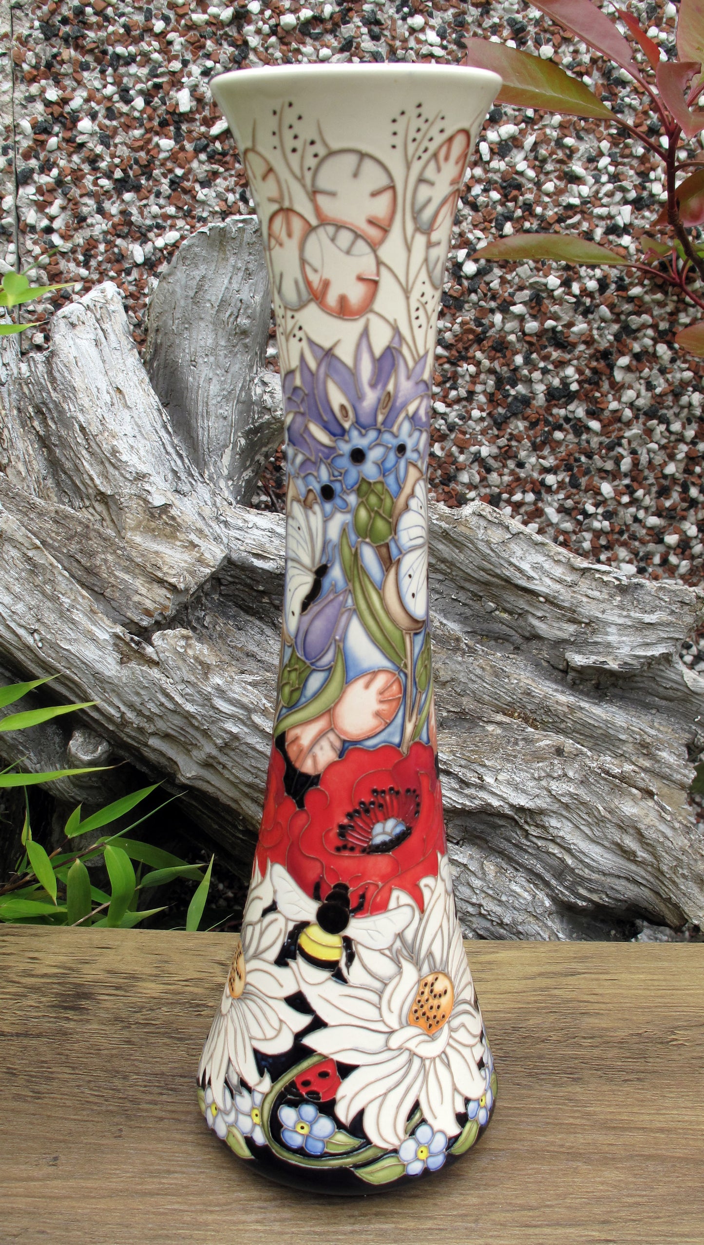 Moorcroft GODSHILL MEADOW 365/12 Vase Limited Edition 2/30 Retail Price £995
