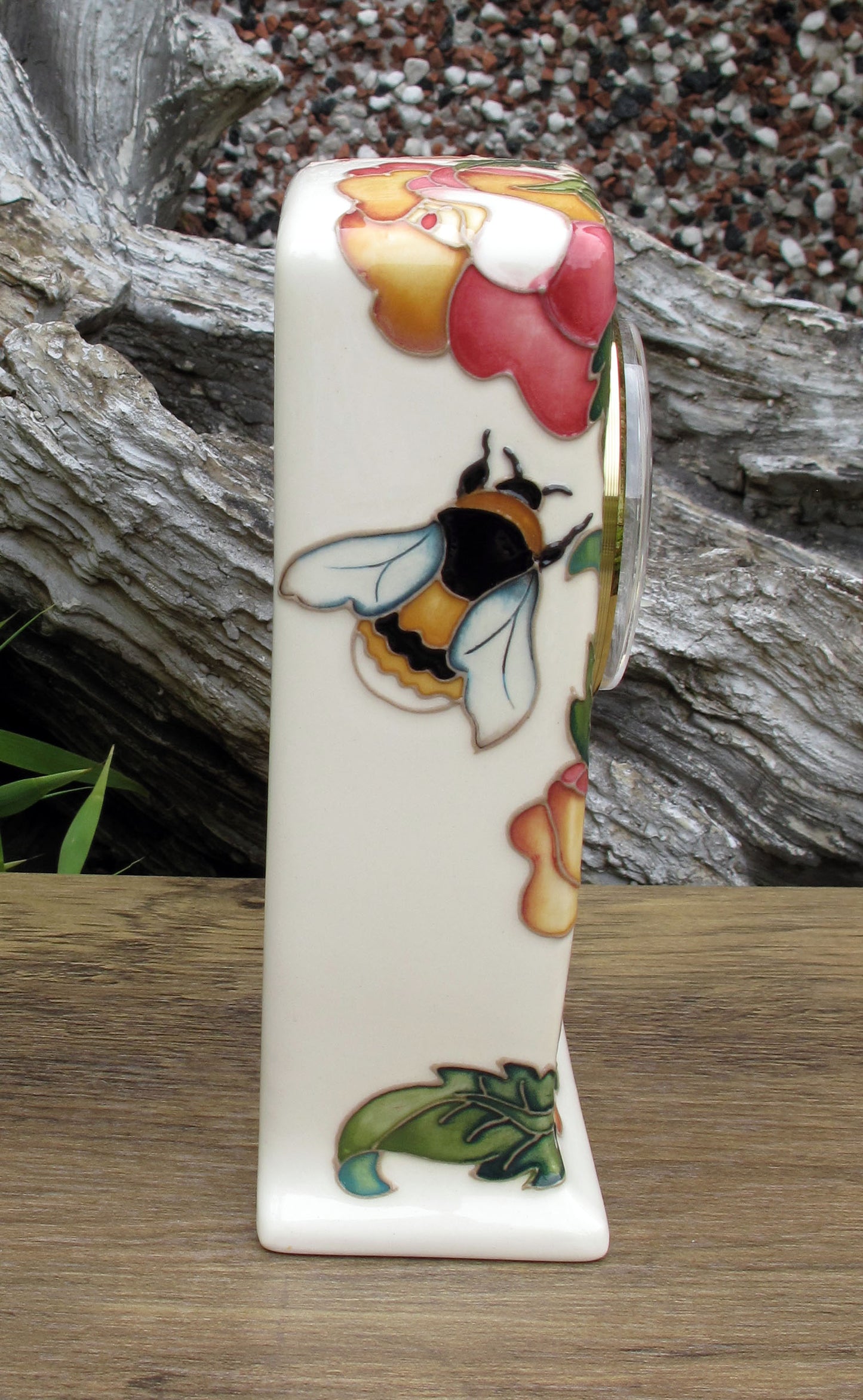 Moorcroft Rare BEE IN TIME Clock CL1 Numbered Edition 12. Retail Price £445