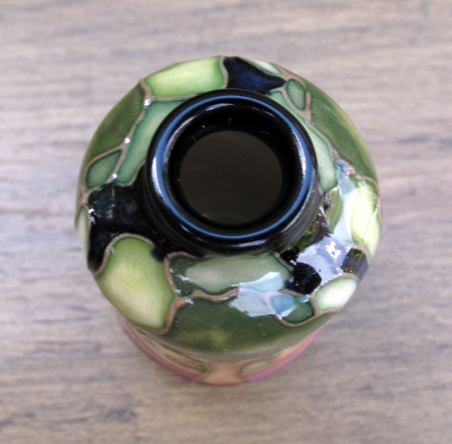 Moorcroft Exquisite KING'S WOOD Miniature Vase 98/2 Retail Price £147 R Bishop