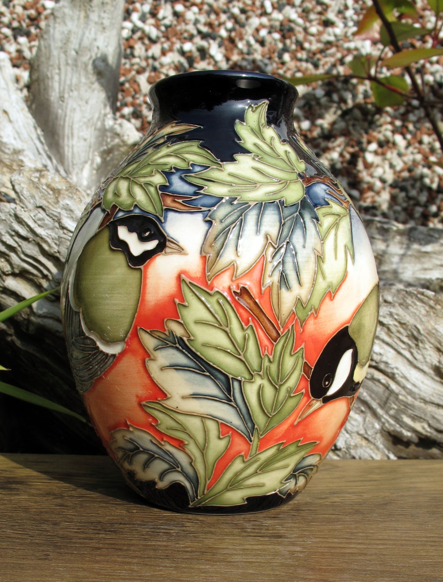 Moorcroft STAR OF SPRING Vase 3/5 Limited Edition 12/15 Retail Price £645 Birds