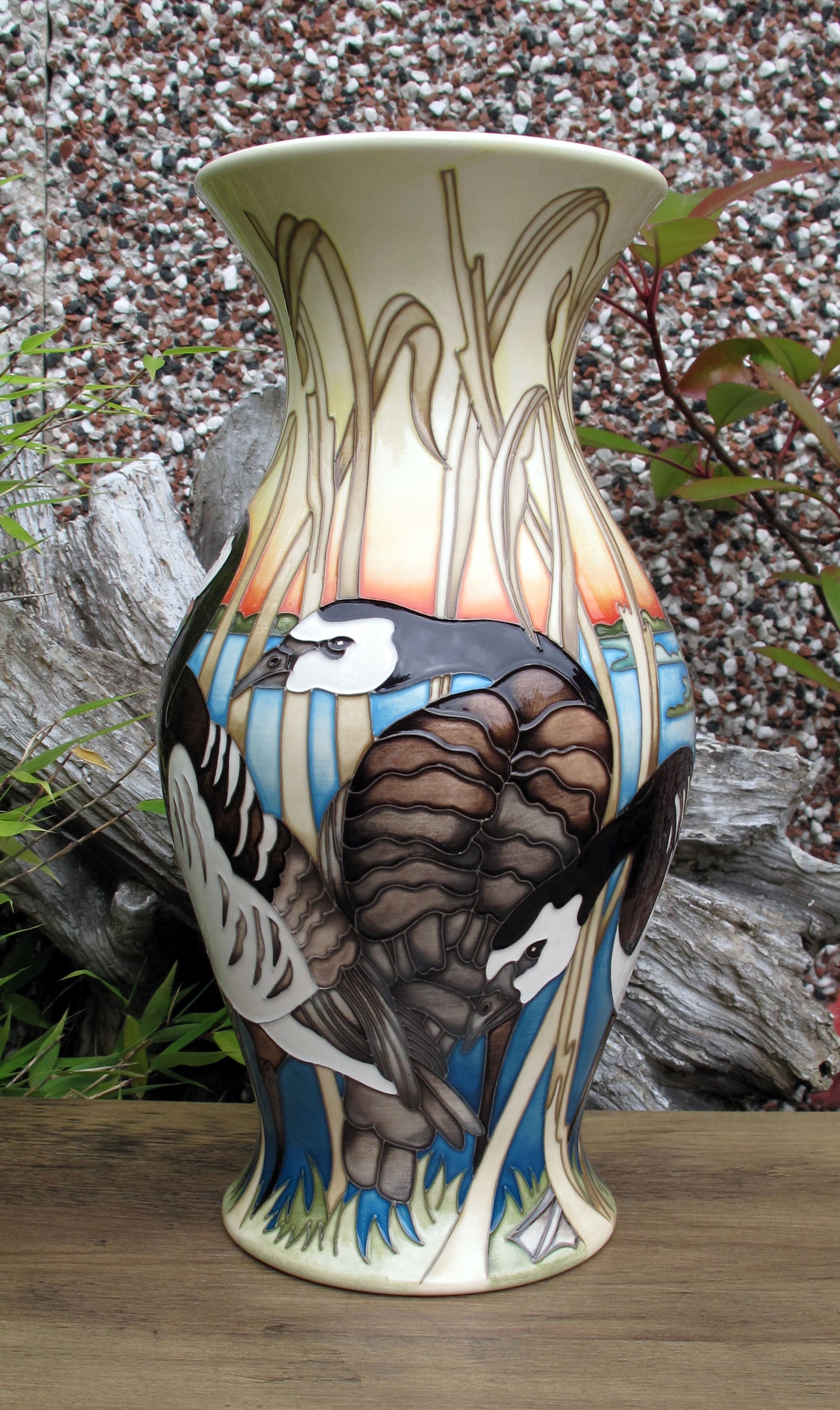 Moorcroft Exquisite RARE GEESE Vase 226/12 Trial Date 27.3.25 Retail Price £1845
