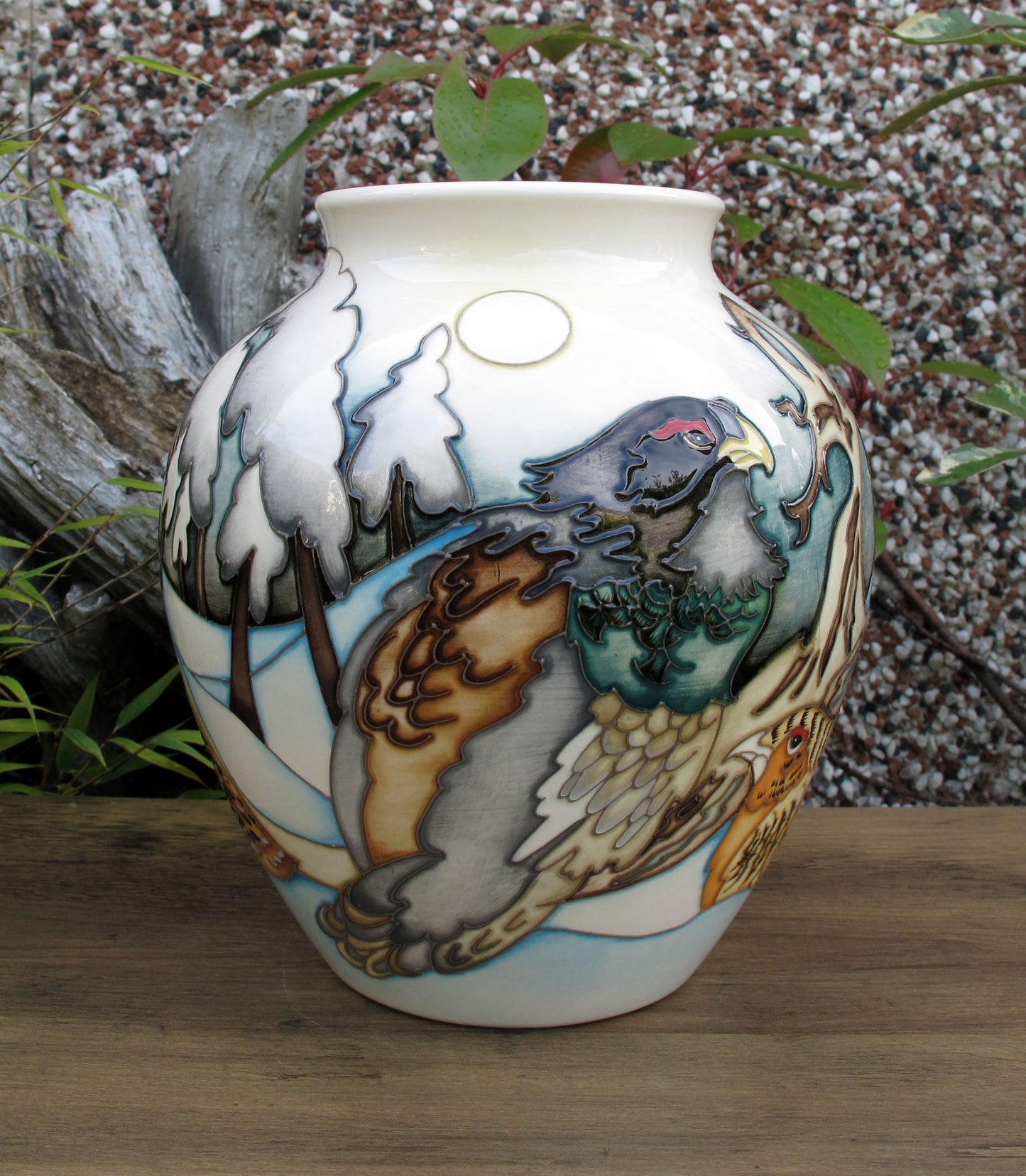 Moorcroft Exquisite RARE GROUSE Vase 189/8 Design Trial 1.2.22 Retail Price £1080
