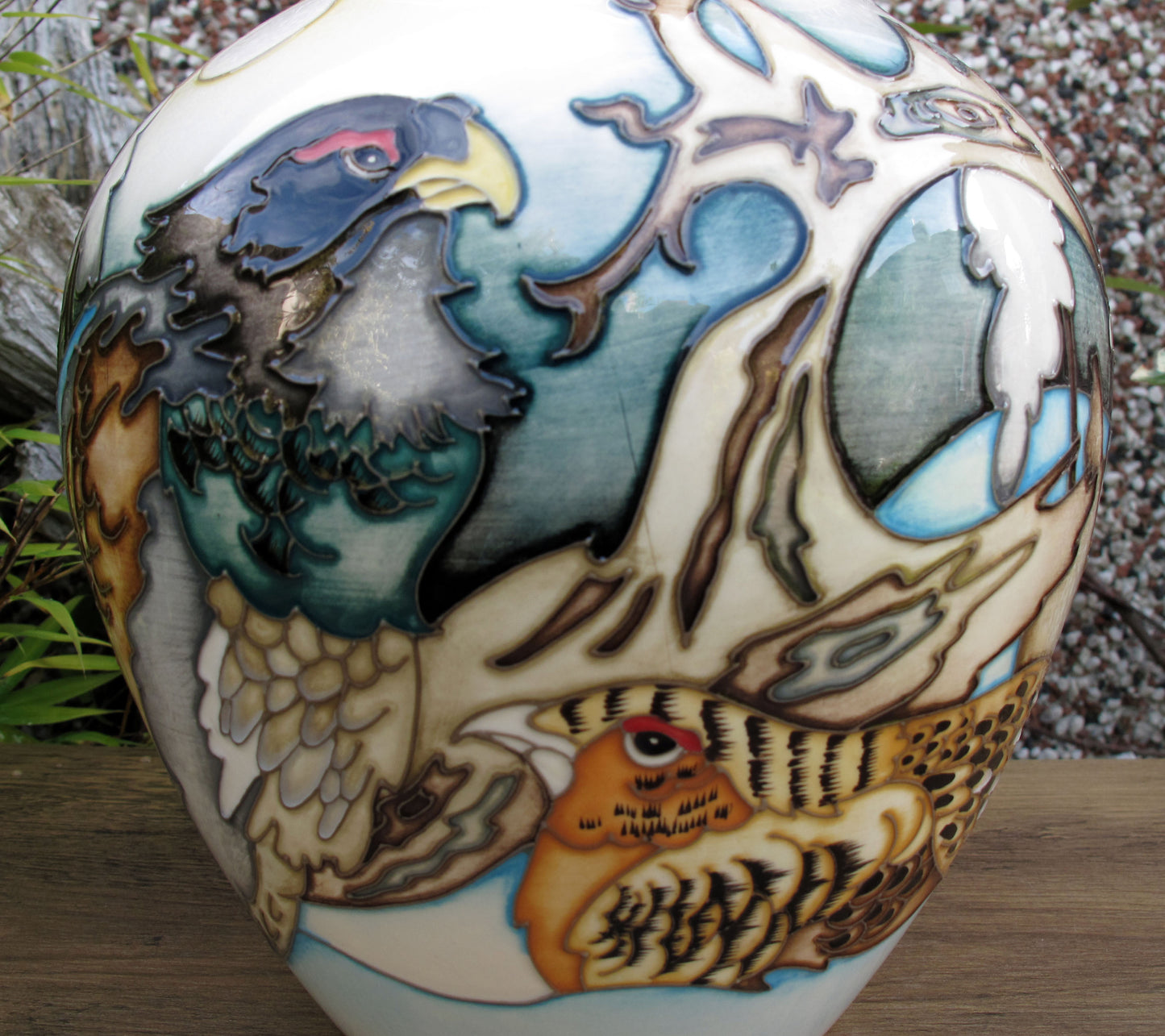 Moorcroft Exquisite RARE GROUSE Vase 189/8 Design Trial 1.2.22 Retail Price £1080