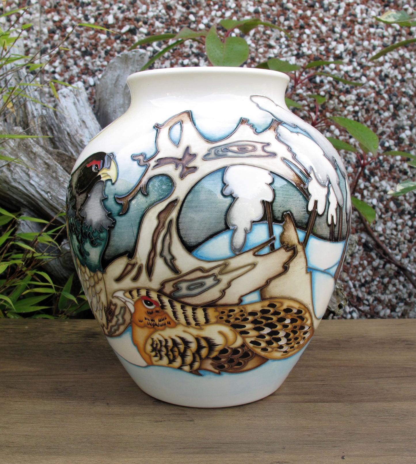Moorcroft Exquisite RARE GROUSE Vase 189/8 Design Trial 1.2.22 Retail Price £1080