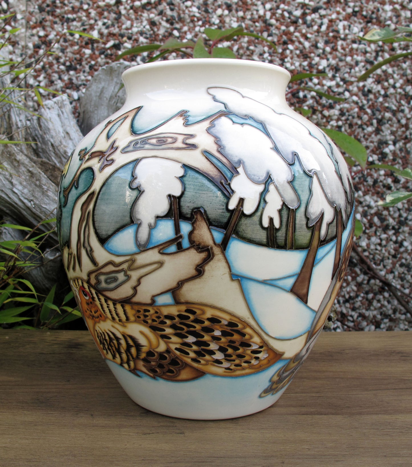 Moorcroft Exquisite RARE GROUSE Vase 189/8 Design Trial 1.2.22 Retail Price £1080