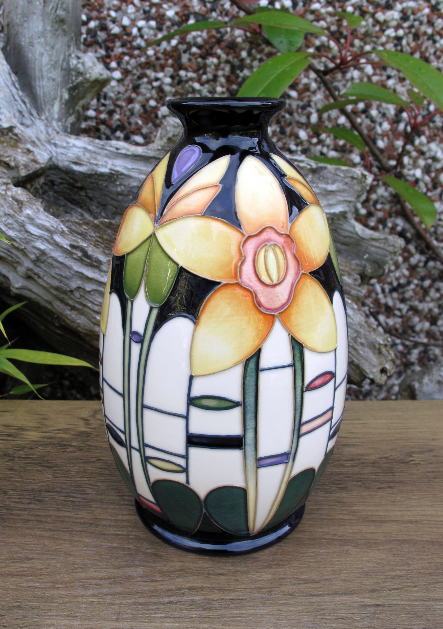 Moorcroft Very Rare MODERN DAFF Vase 119/7 Trial Date 25.3.25 Retail Price £430