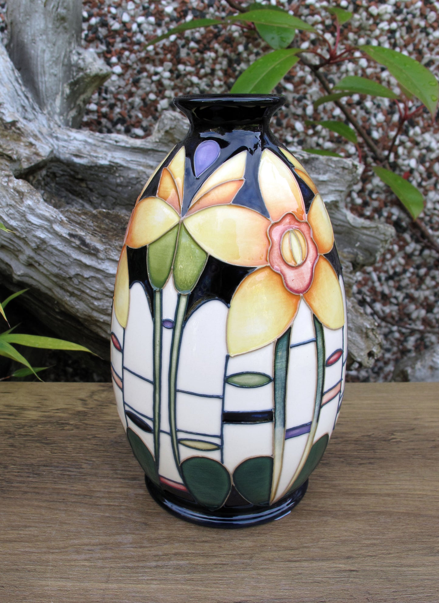 Moorcroft Very Rare MODERN DAFF Vase 119/7 Trial Date 25.3.25 Retail Price £430