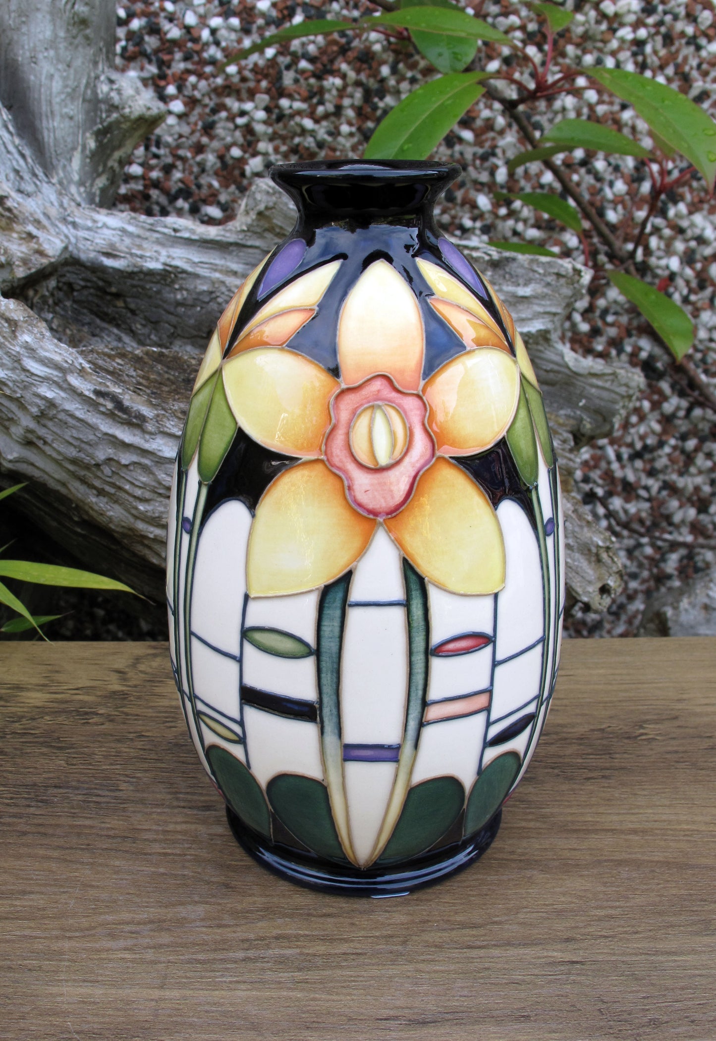 Moorcroft Very Rare MODERN DAFF Vase 119/7 Trial Date 25.3.25 Retail Price £430