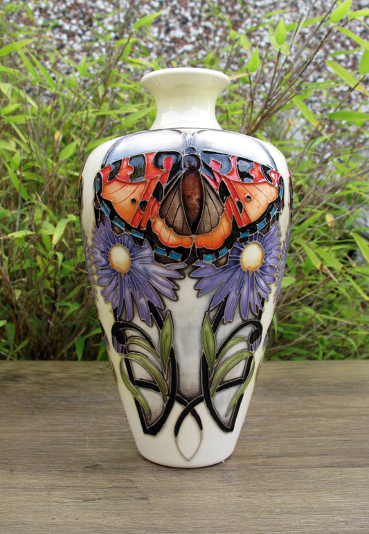 Moorcroft Very Rare TORTOISESELL MOTH Vase 72/6 Trial 23.5.24 Retail Price £595