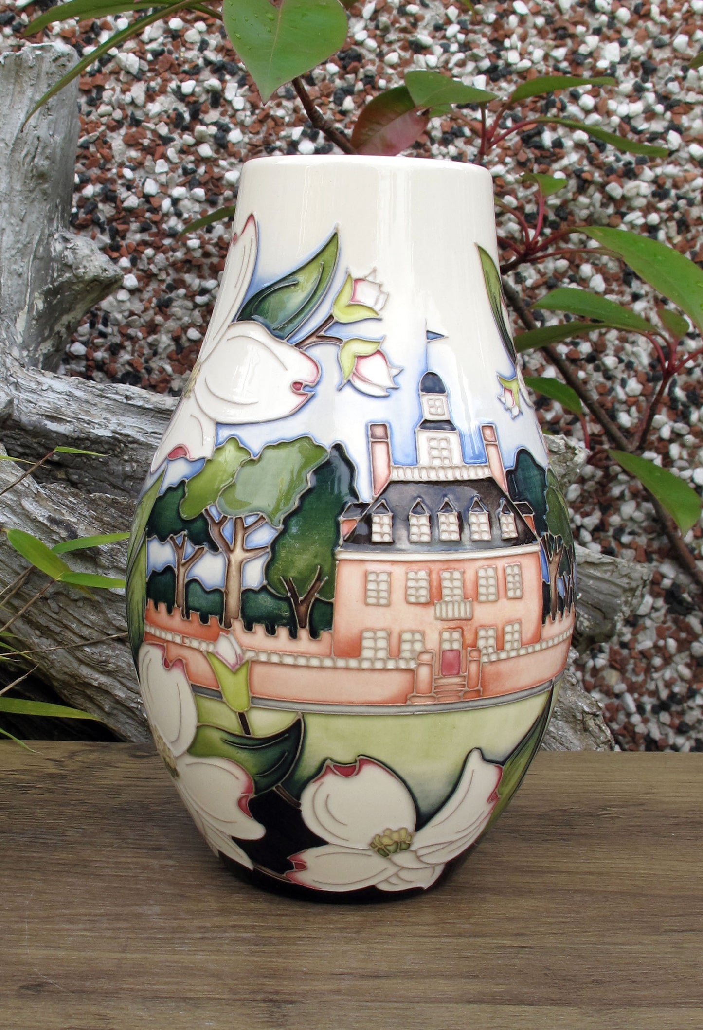 Moorcroft Very Rare WILLIAMSBURG Vase 117/7 Trial Date 29.5.24 Retail Price £895