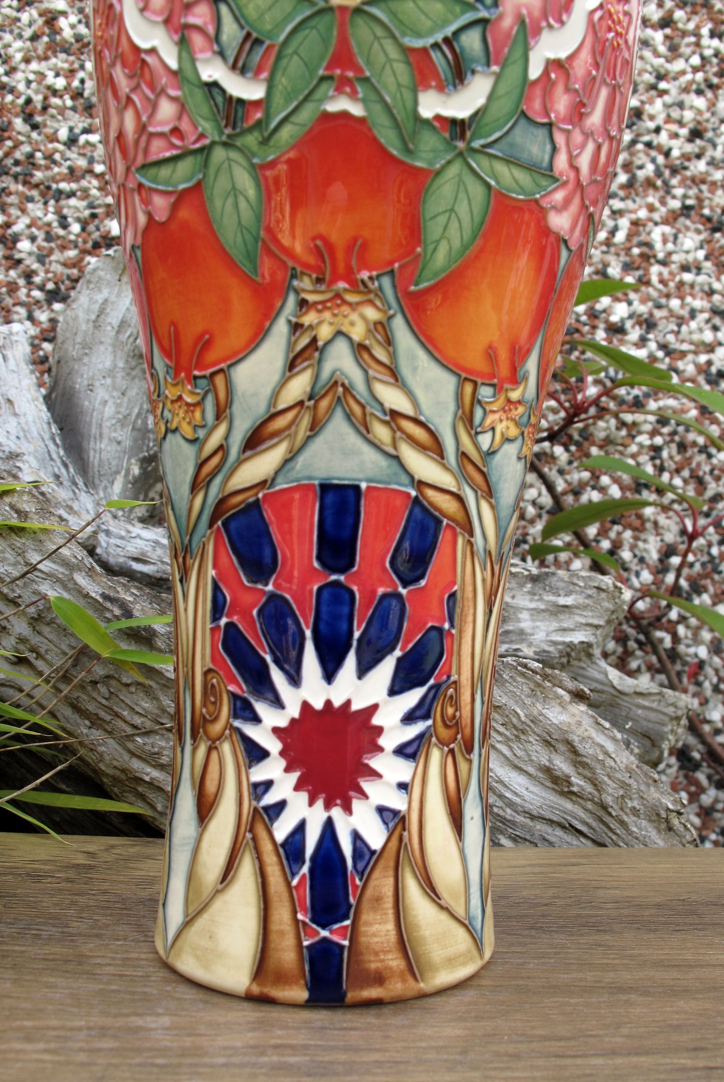 Moorcroft Rare CARPET GARDEN Vase 42/12 Trial Dated 19.1.23 Retail Price £1195