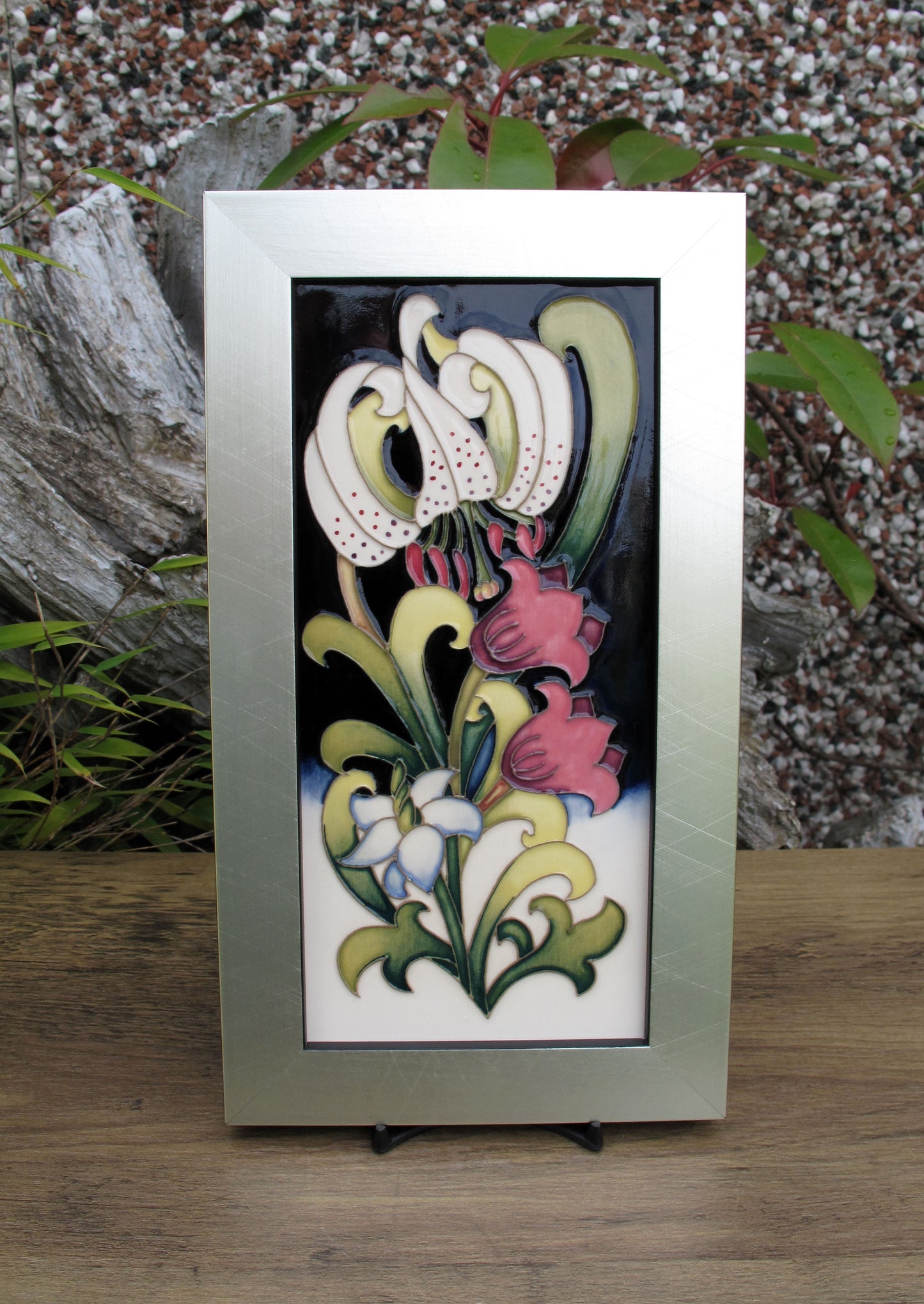 Moorcroft RARE GOLDEN LILY Plaque PLQ5 Trial Dated 1.4.25 Retail Price £245