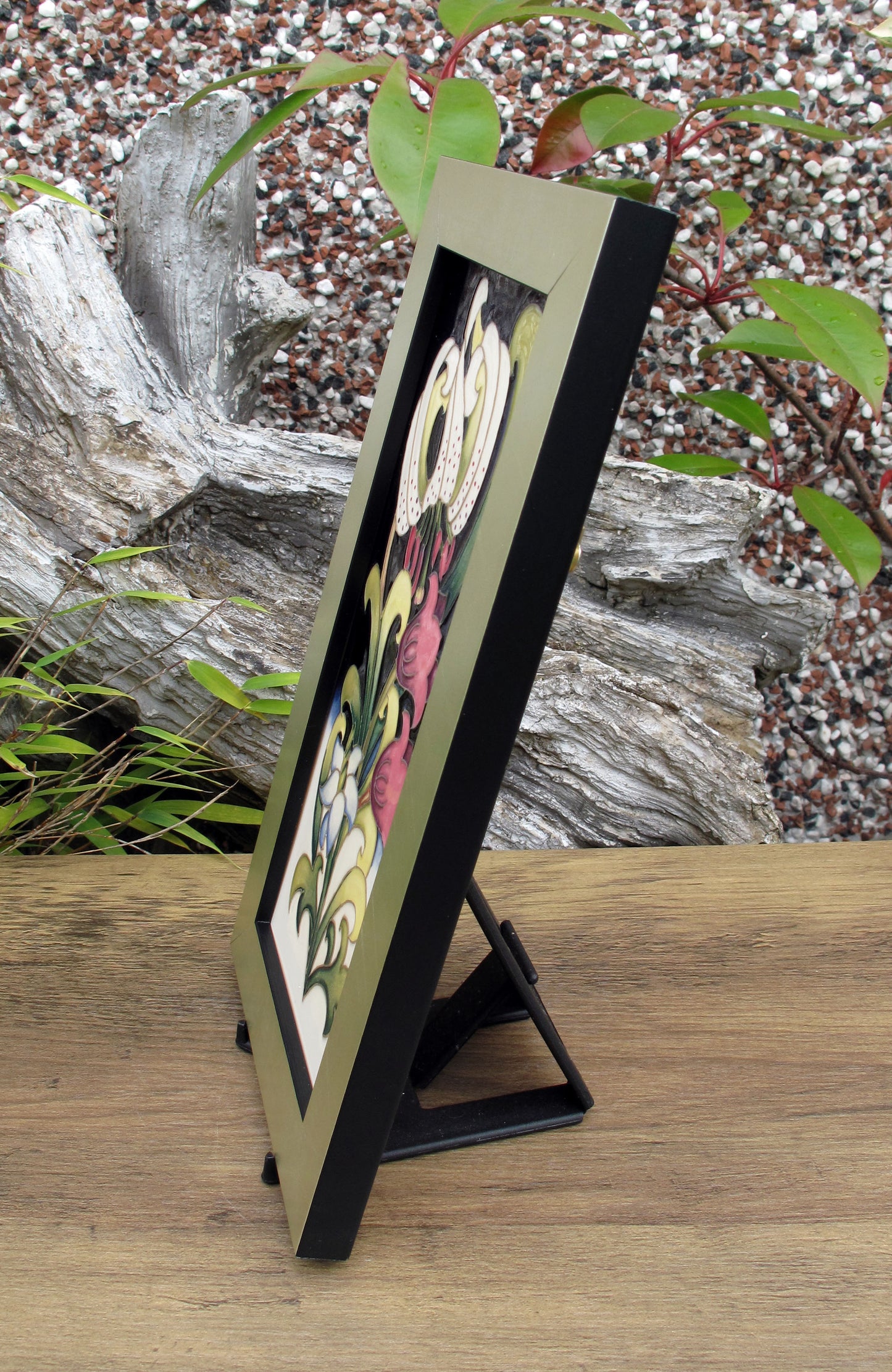 Moorcroft RARE GOLDEN LILY Plaque PLQ5 Trial Dated 1.4.25 Retail Price £245