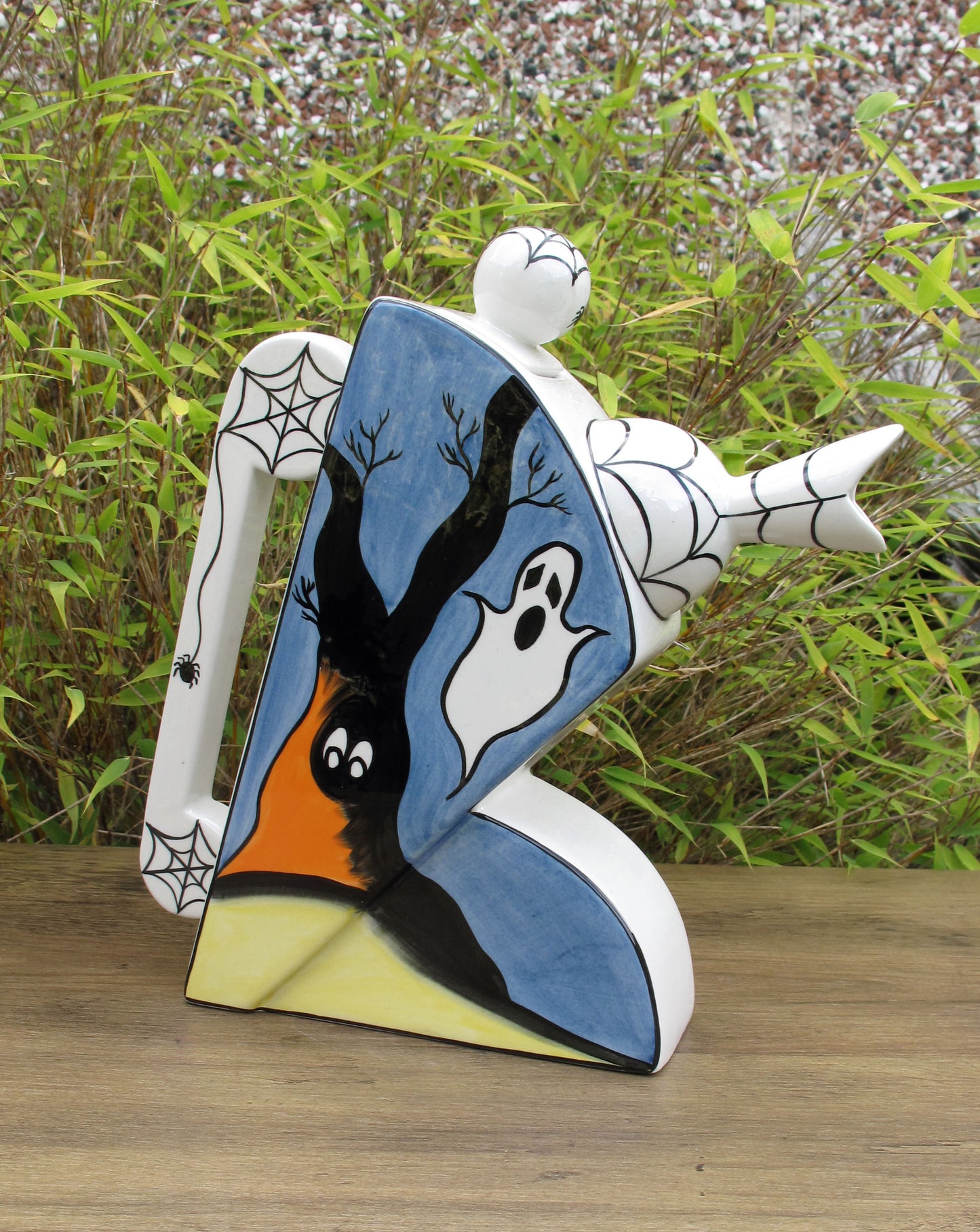 Lorna Bailey SPOOKY GRAVEYARD FLAPPER TEAPOT OCT 2004 ( Ref. New Millennium )