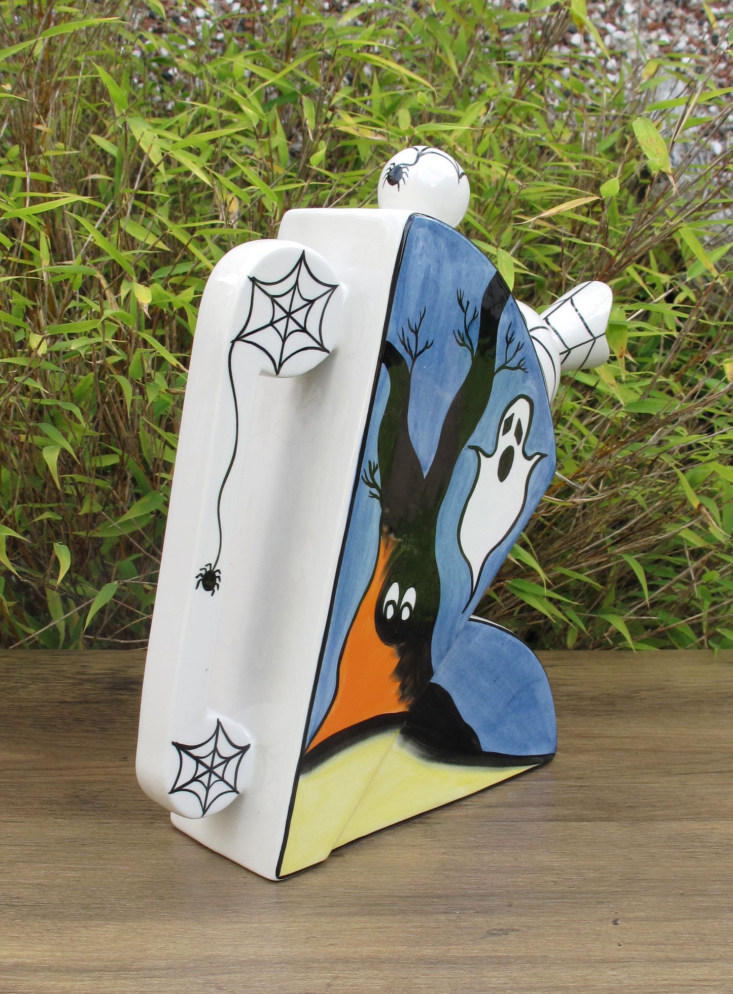 Lorna Bailey SPOOKY GRAVEYARD FLAPPER TEAPOT OCT 2004 ( Ref. New Millennium )