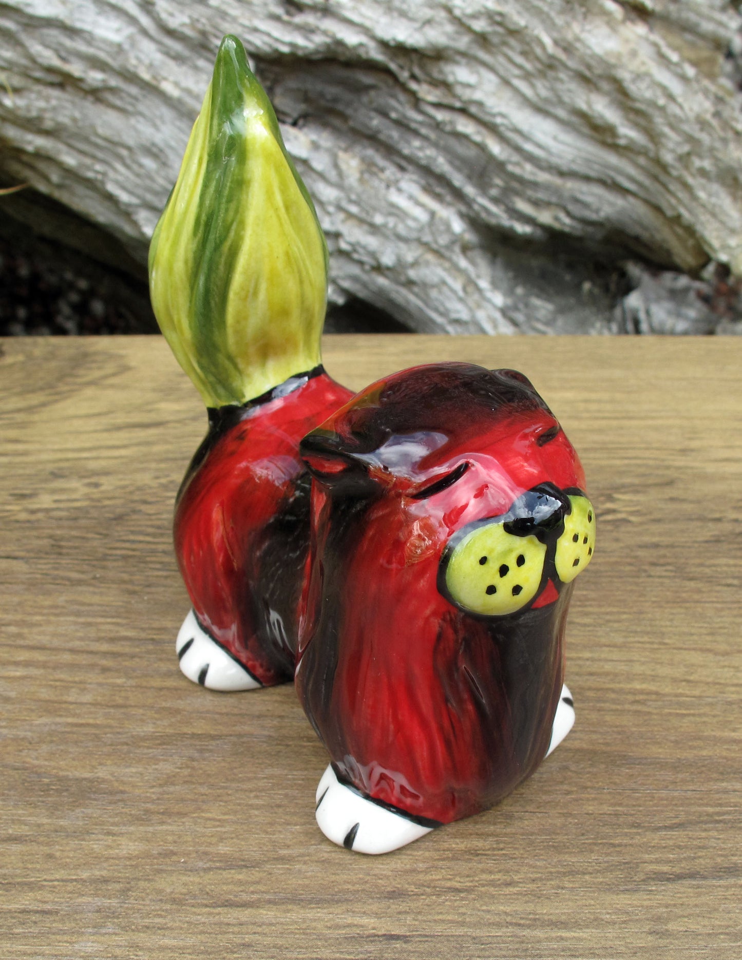 Lorna Bailey TINY MARMALADE Cat Limited Edition 7/8 Open Day 2007 Signed in Red