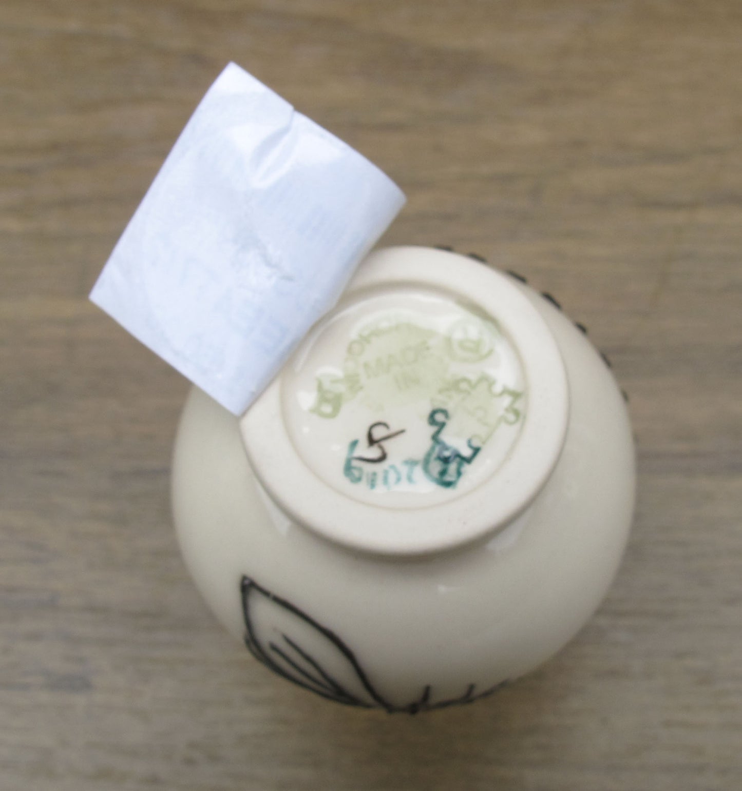 Moorcroft Exquisite Miniature BEES FOR TEA Vase Shape 7/2 Rachel Bishop