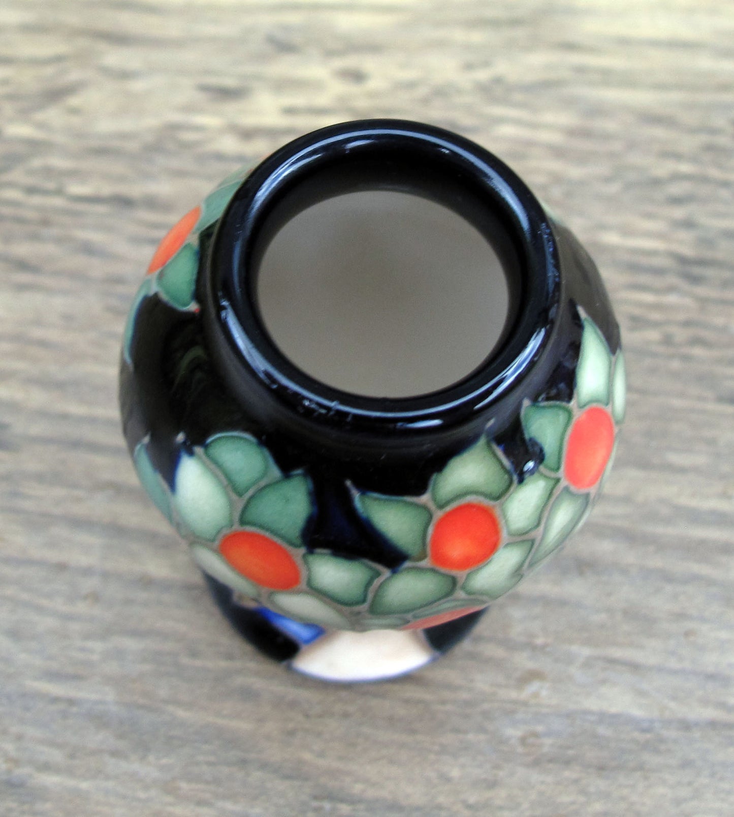 Moorcroft ORANGE TREE Miniature vase 46/2 Retail Price £174 William Morris