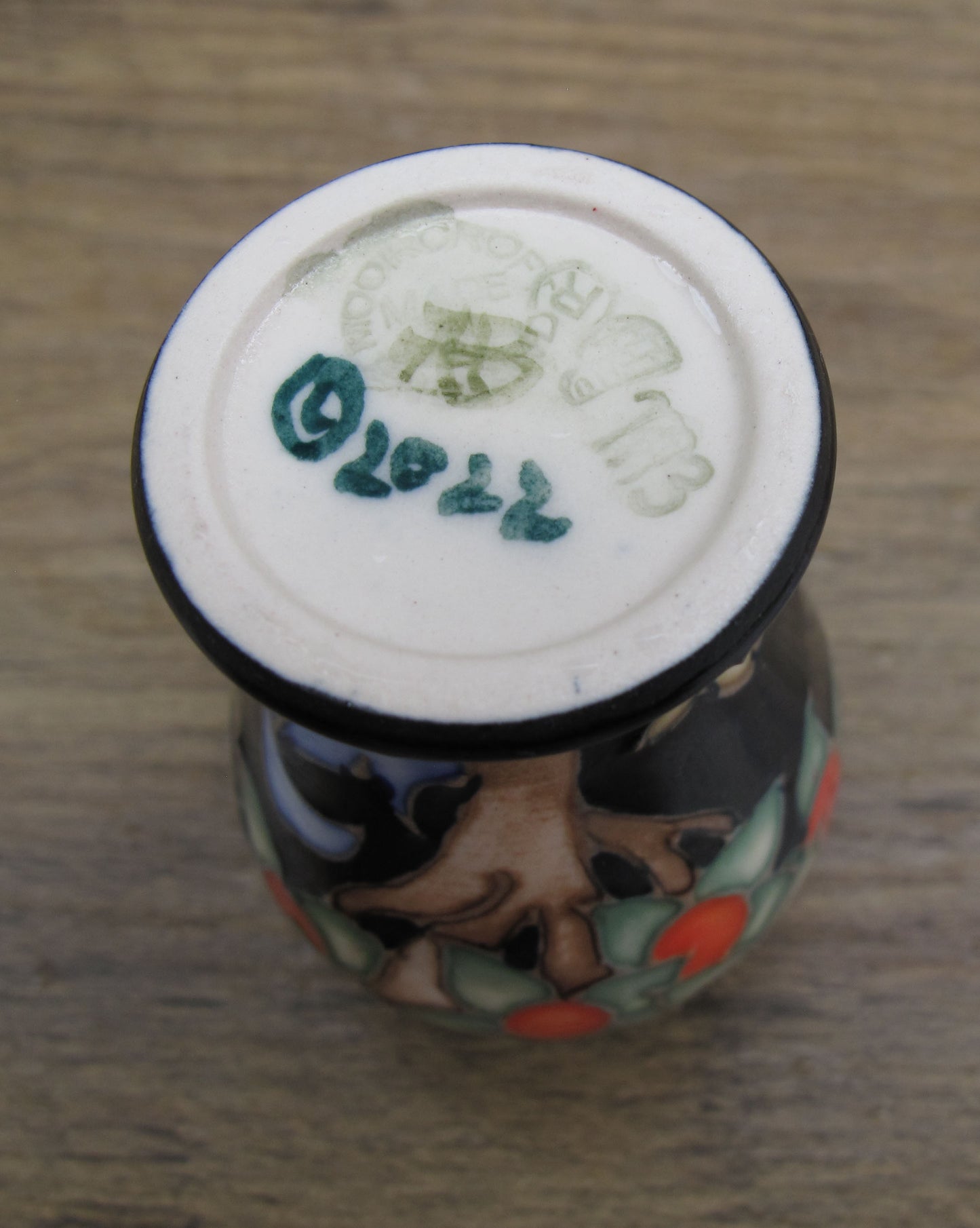 Moorcroft ORANGE TREE Miniature vase 46/2 Retail Price £174 William Morris