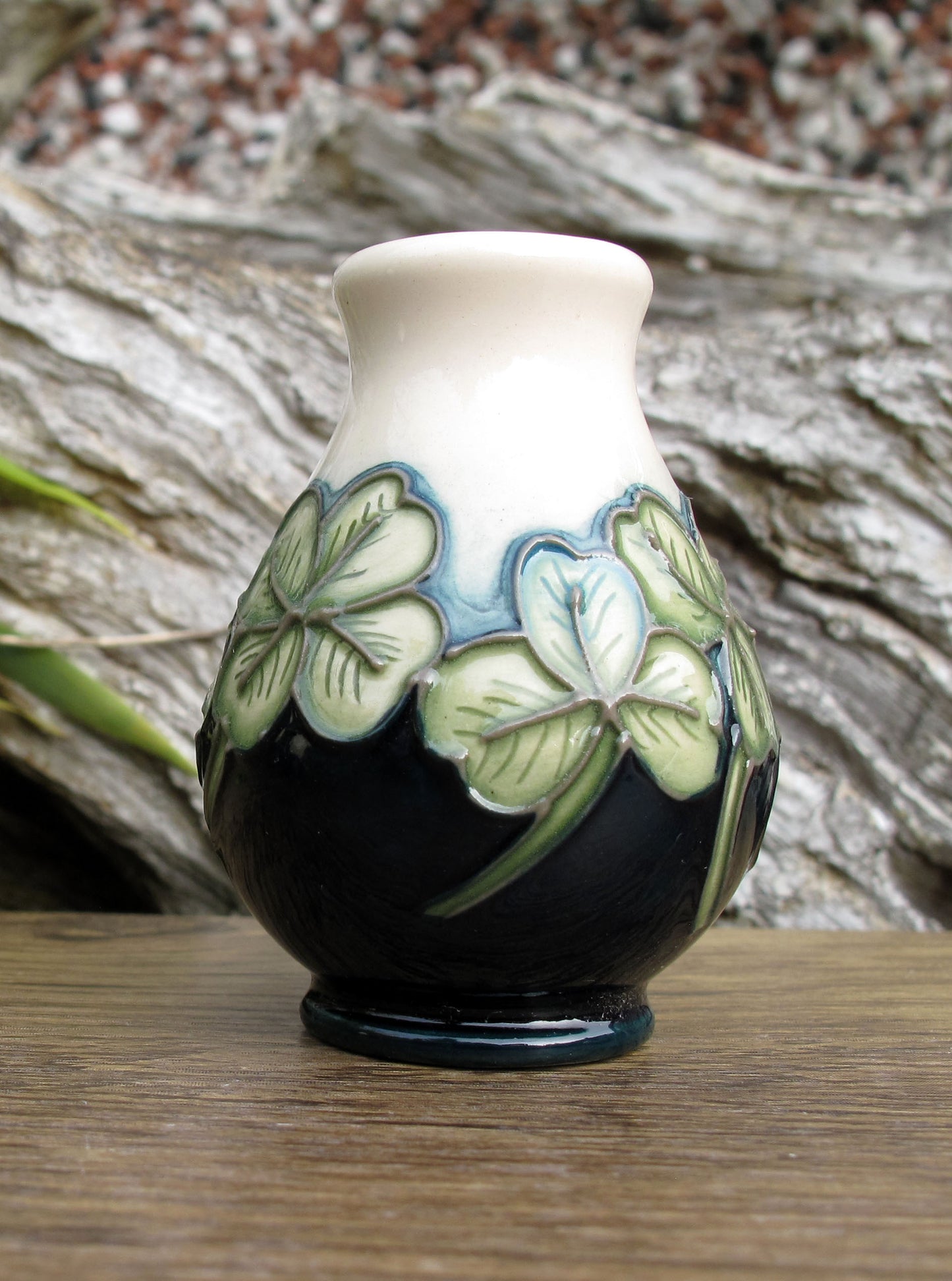 Moorcroft Exquisite CLOVER Miniature Vase Shape 7/2 Retail Price £115