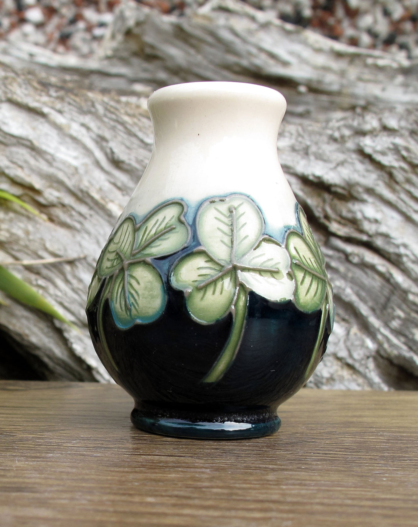 Moorcroft Exquisite CLOVER Miniature Vase Shape 7/2 Retail Price £115