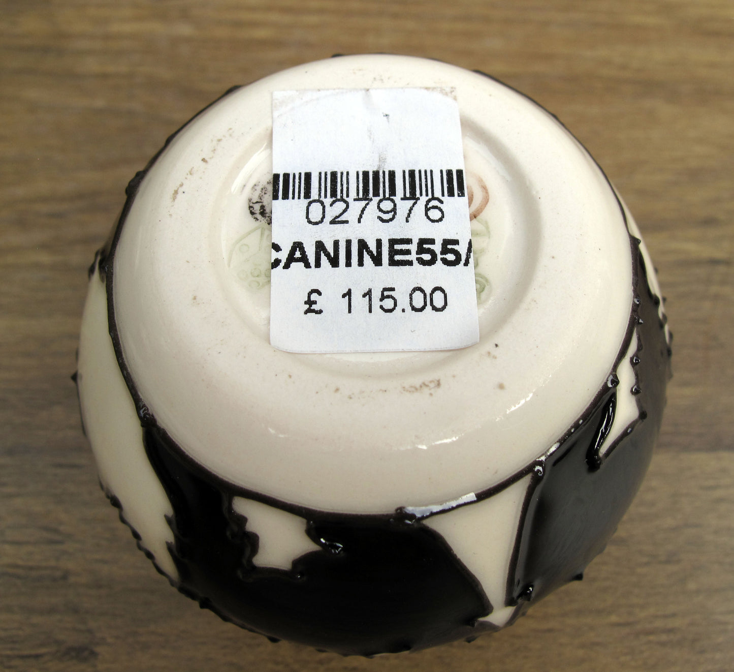 Moorcroft Miniature CANINE COMPANIONS Vase 55/2 Retail Price £115 Scottie Dog