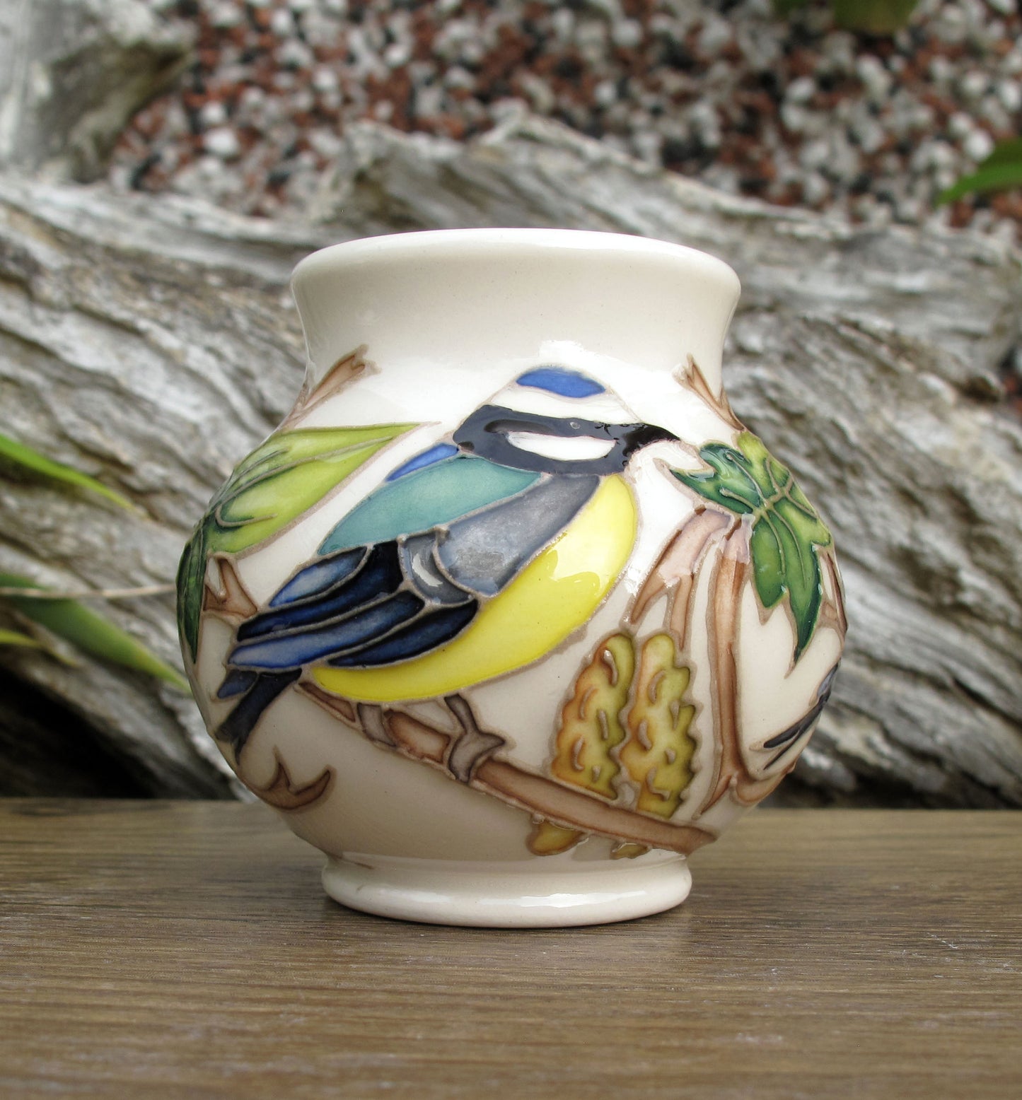 Moorcroft Miniature COLOURS OF WINTER 914/2 Vase (Month Jan) Retail Price £242