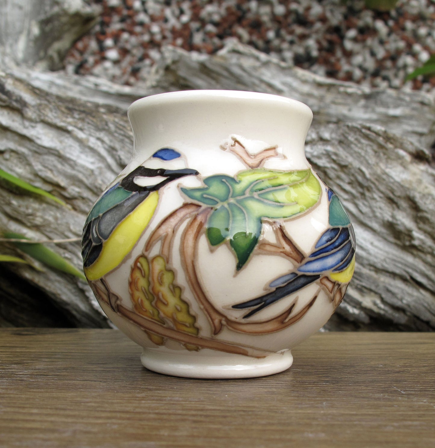 Moorcroft Miniature COLOURS OF WINTER 914/2 Vase (Month Jan) Retail Price £242