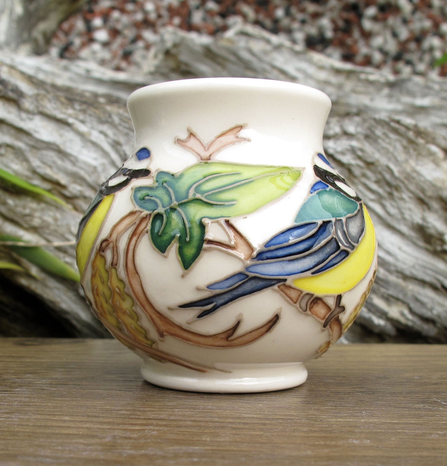 Moorcroft Miniature COLOURS OF WINTER 914/2 Vase (Month Jan) Retail Price £242